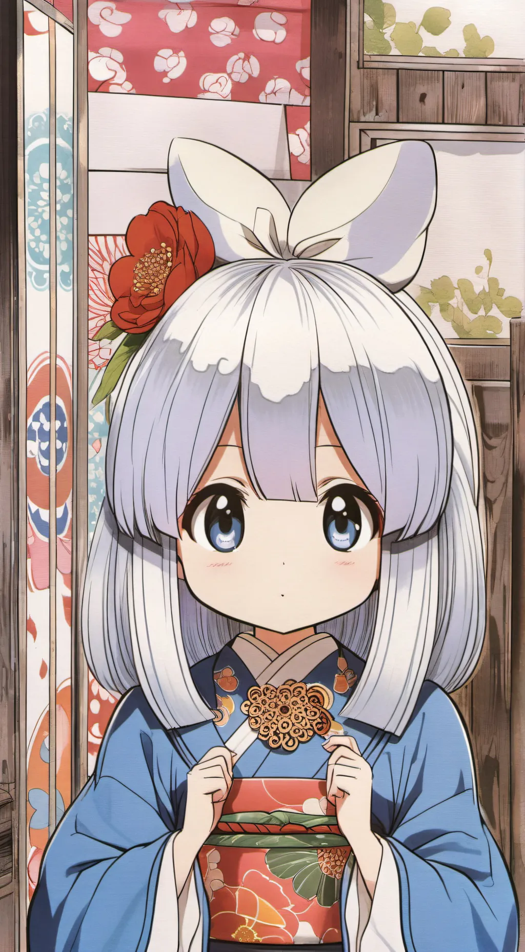 ai character: Sakura background