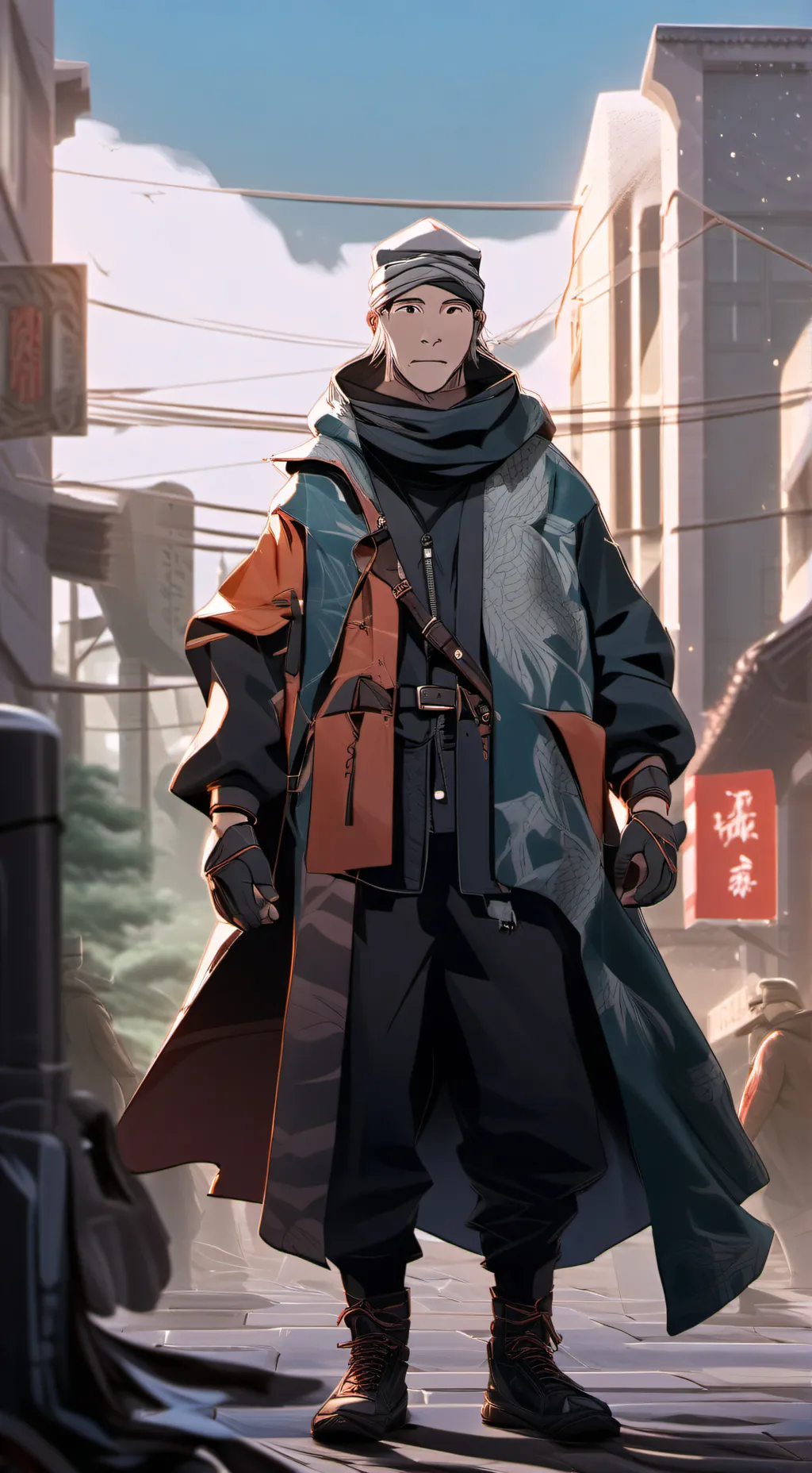 ai character: noil and 007n7 background