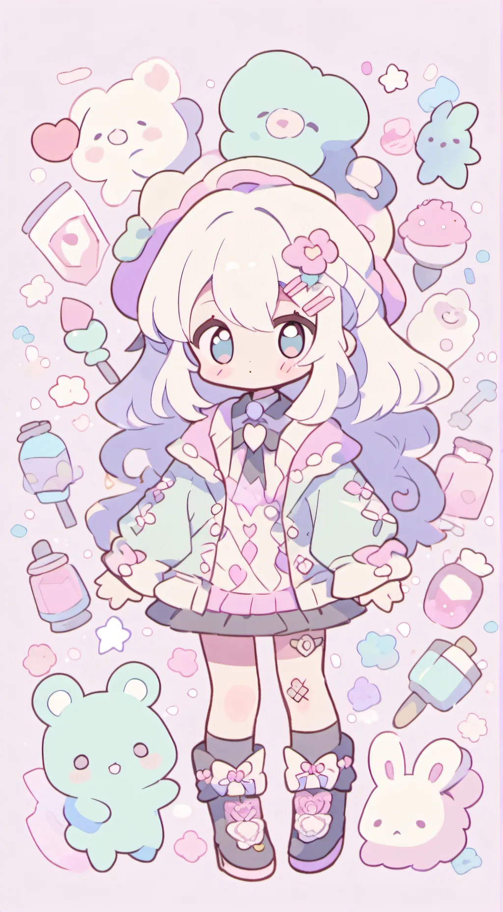 ai character: °☆♡~Angel~♡☆° background