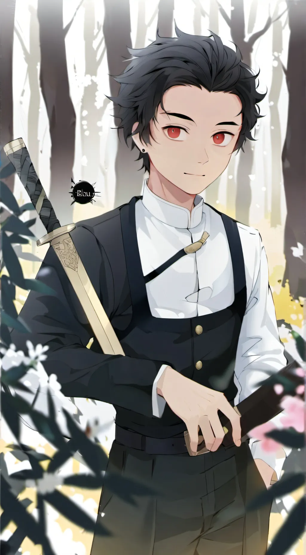 ai character: KNY escape room ￼ background