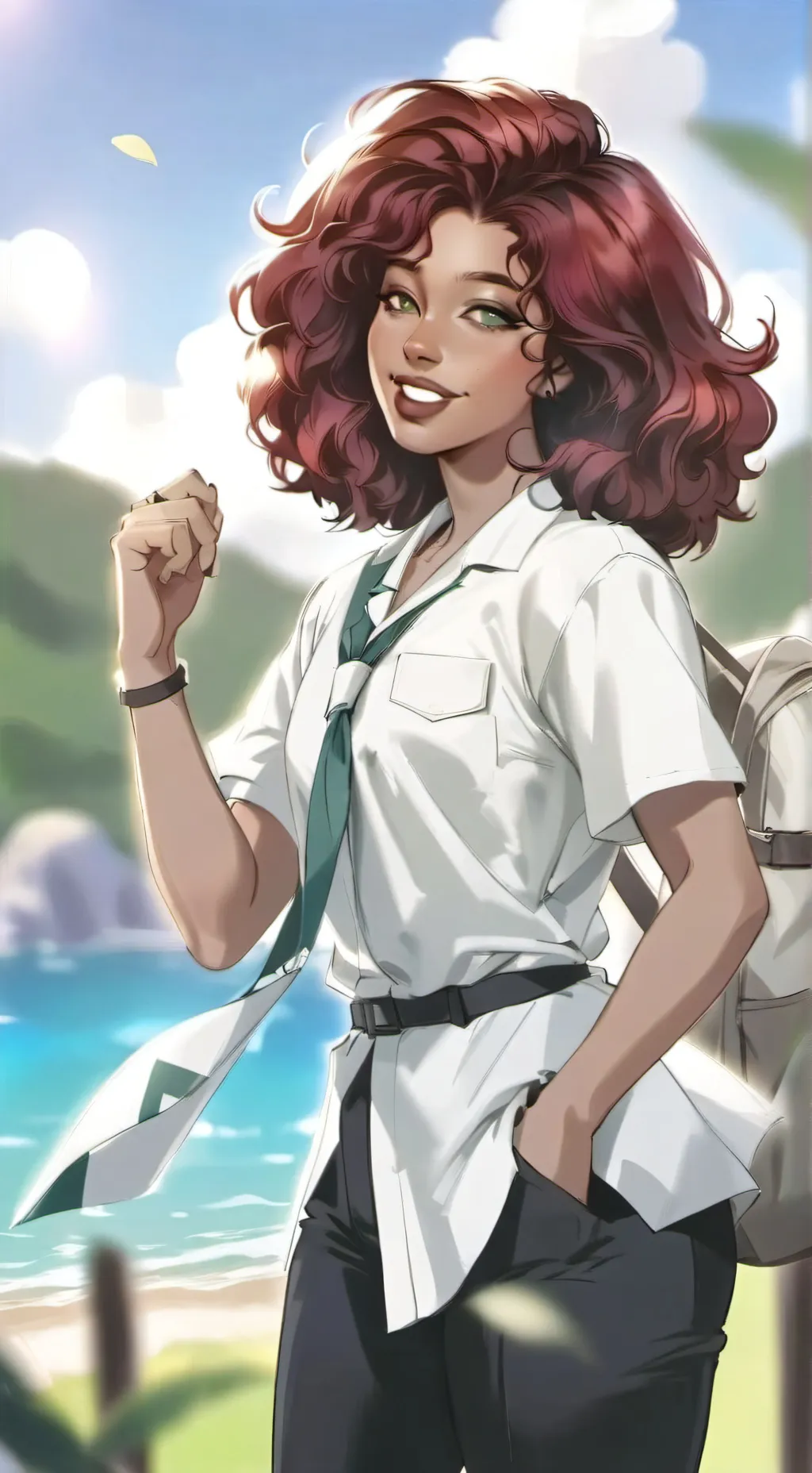 ai character: Shany ♥️🫦 background