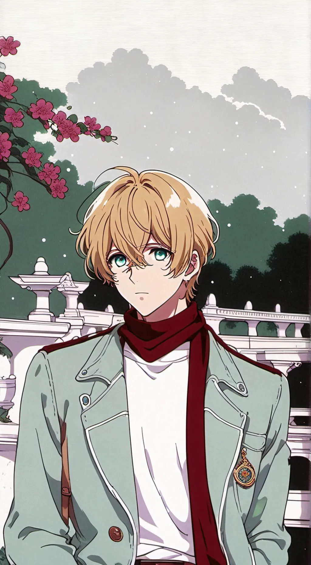 ai character: AQUA HOSHINO background