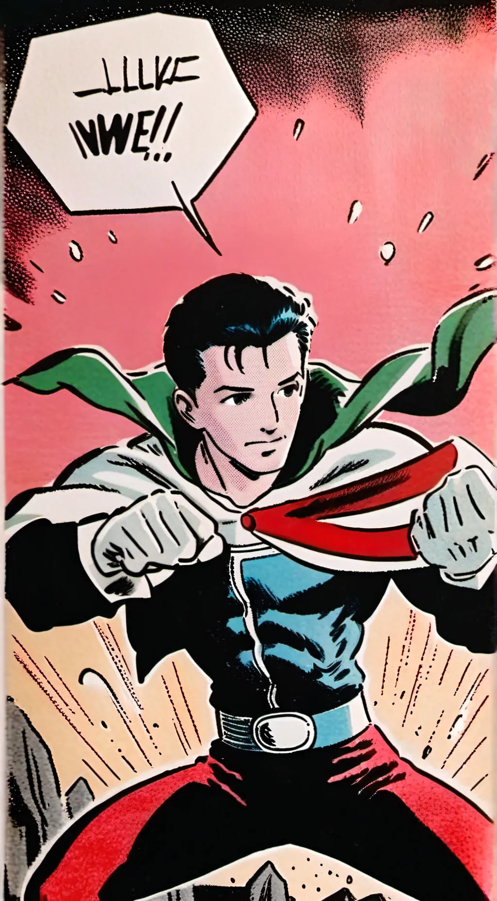 ai character: max the superhero  background