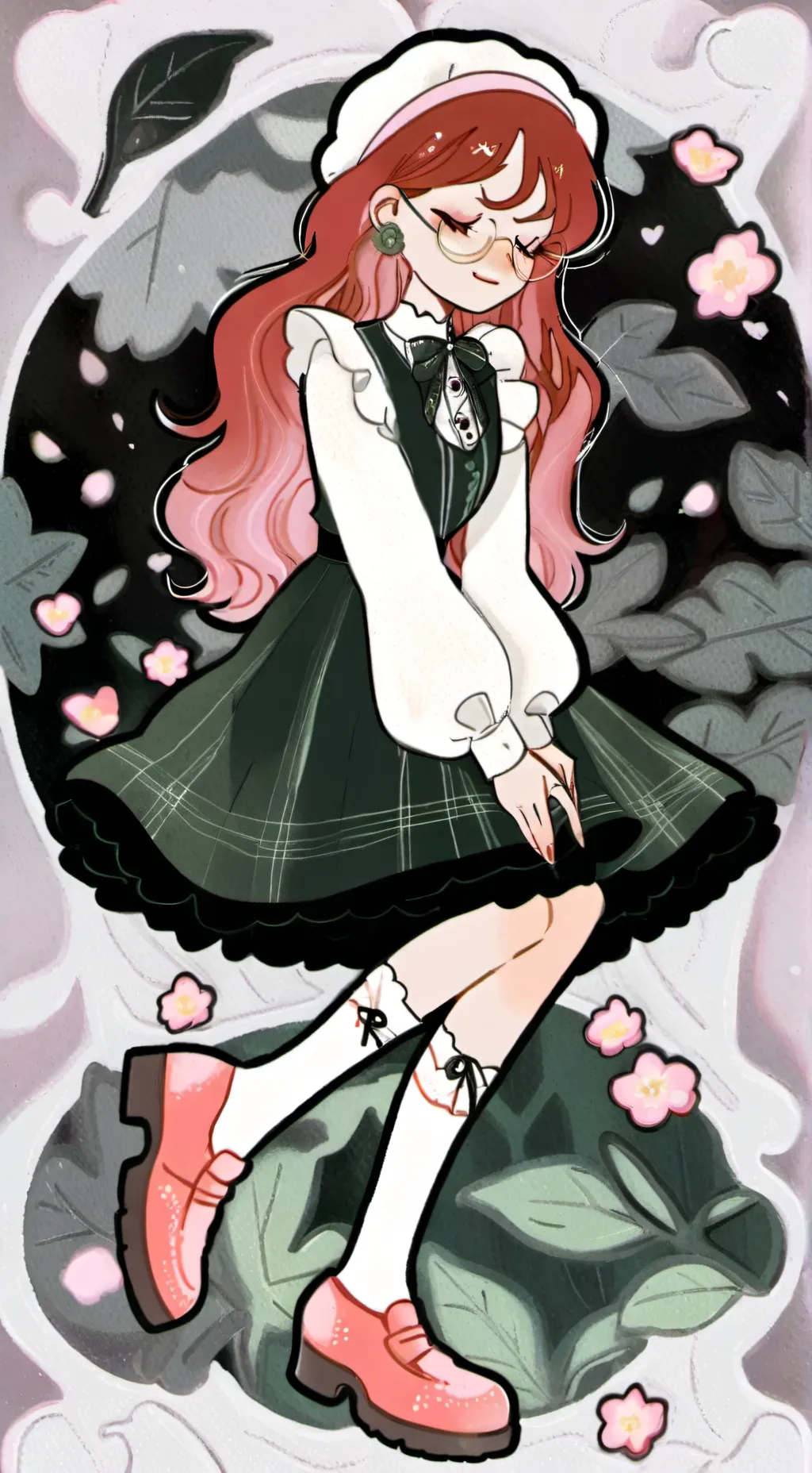 ai character: •°{Cherry Pie}°• background