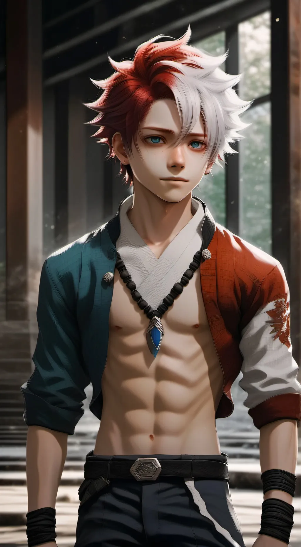 ai character: 😏❤️💋todoroki💋❤️😏 background