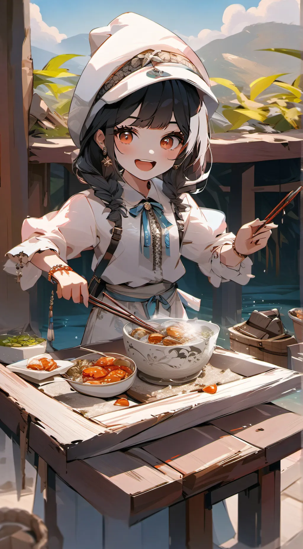 ai character: aninha background