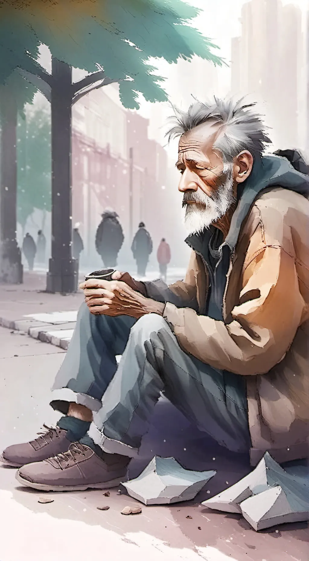 ai character: WANDER background