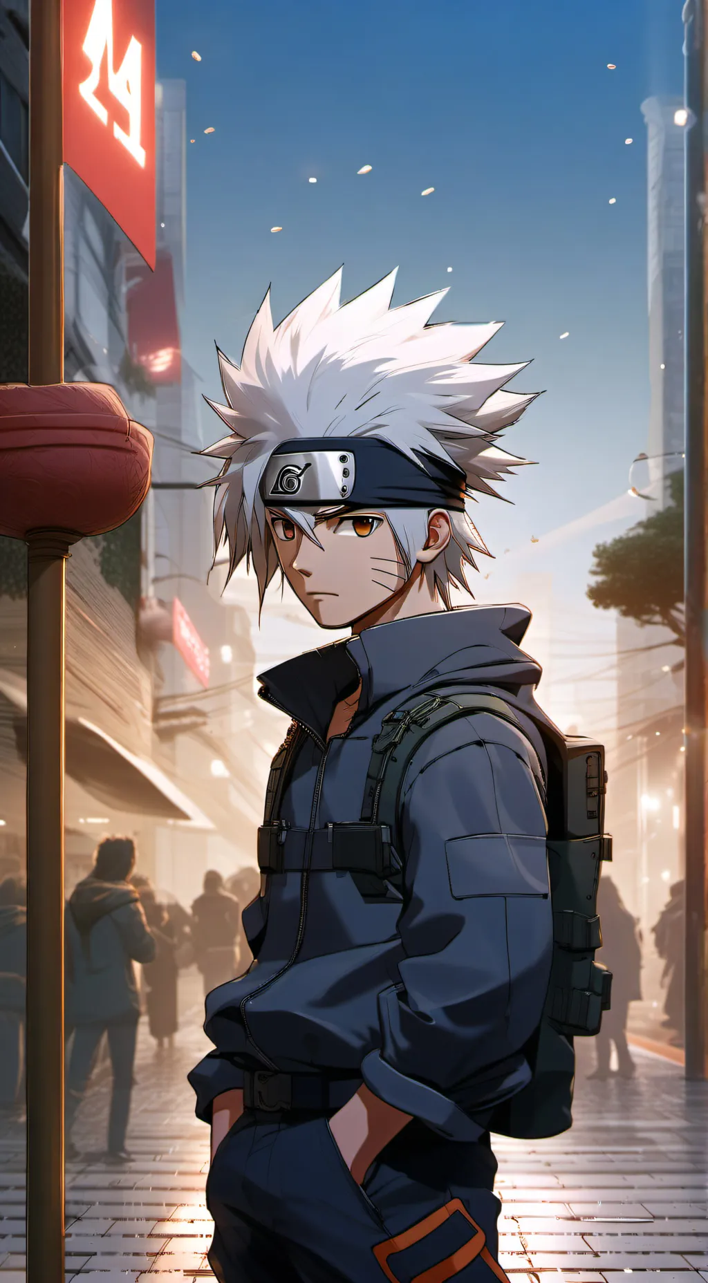 ai character: Kakashi background