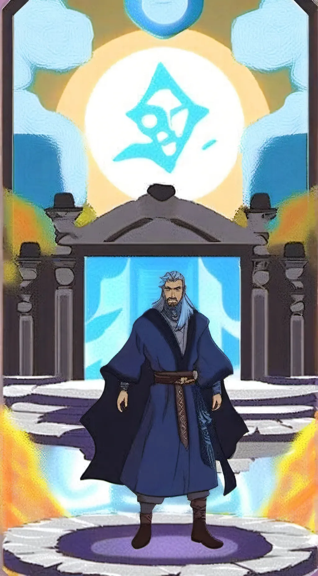 ai character: charizard lucario background