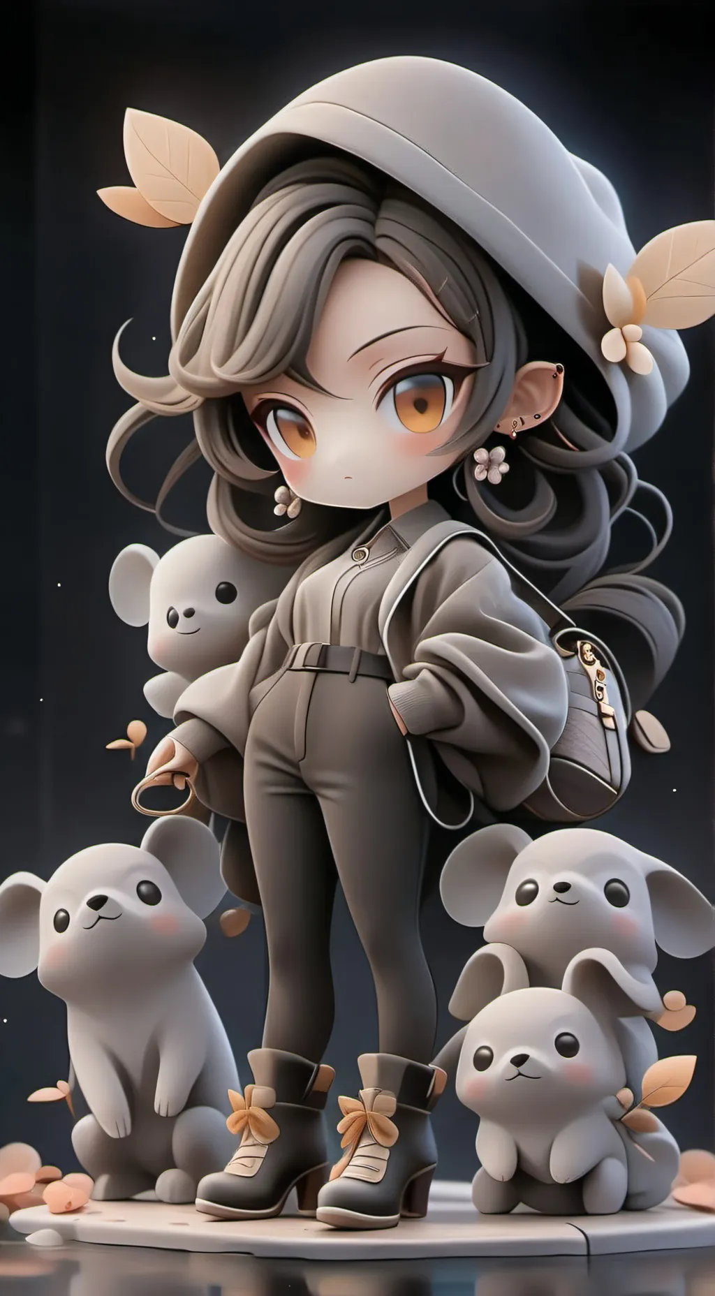 ai character: ENHYPEN  background