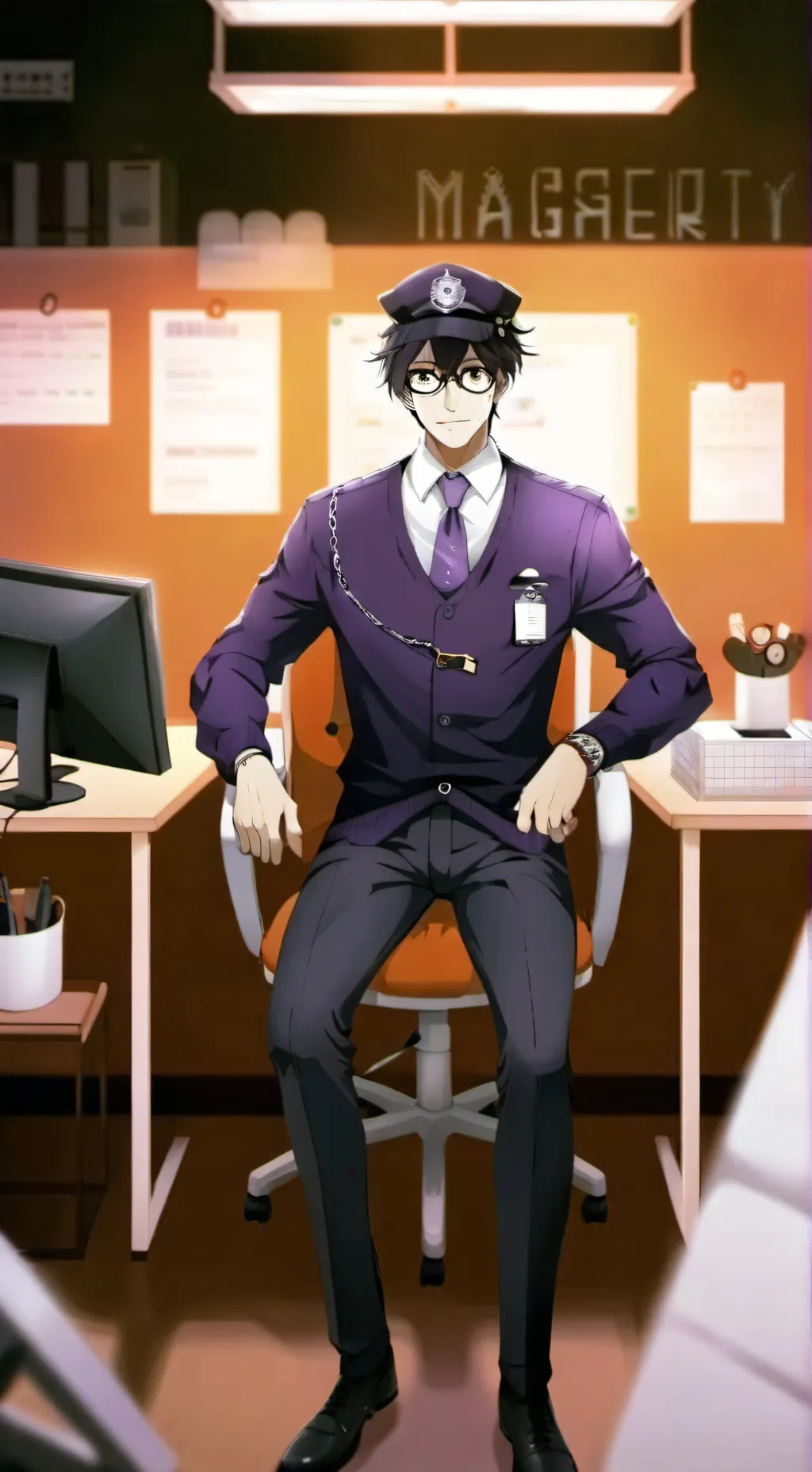 ai character: Percy McMaggy background