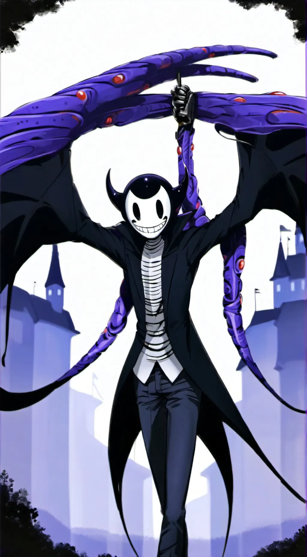 ai character: ink demon background