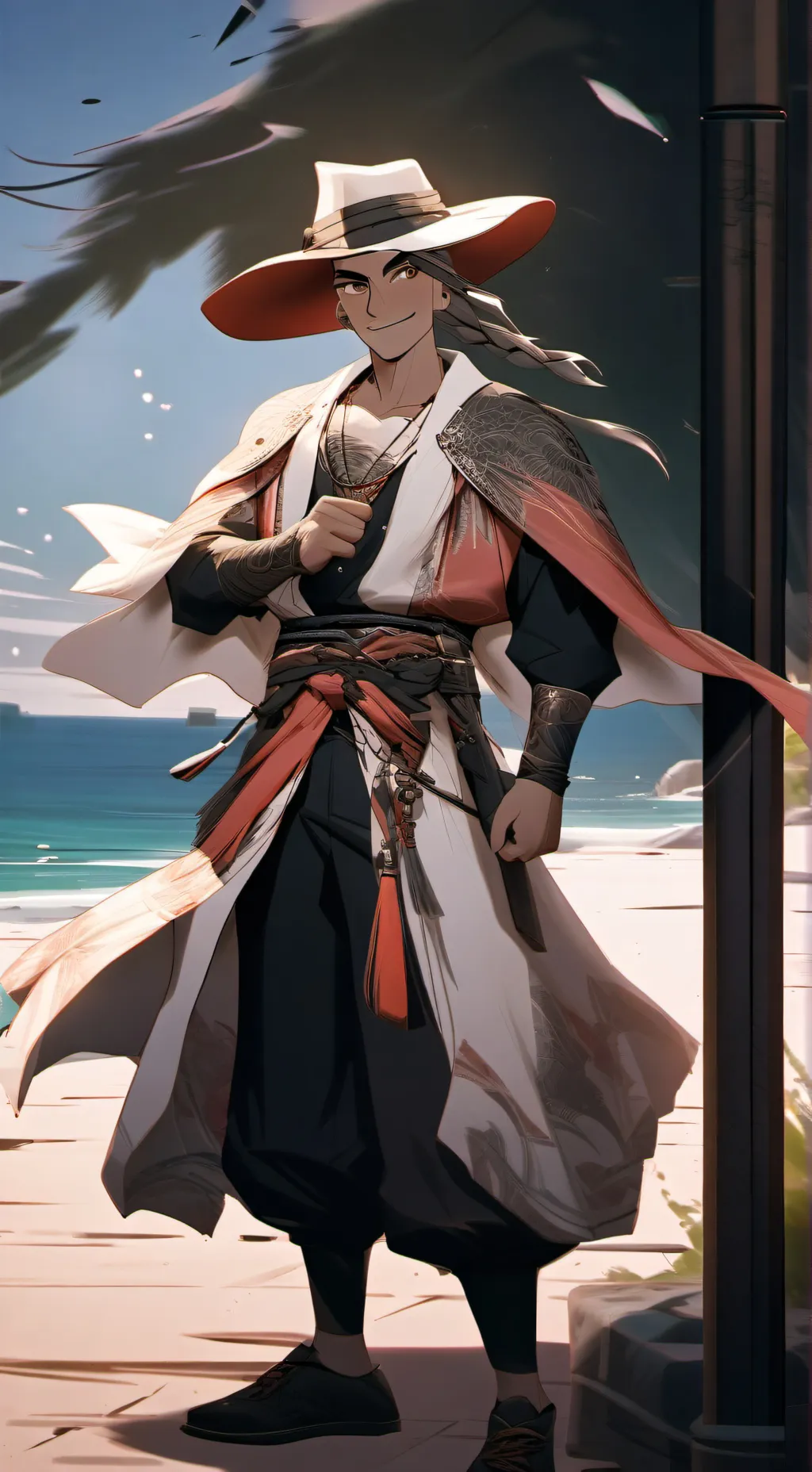 ai character: Striker background