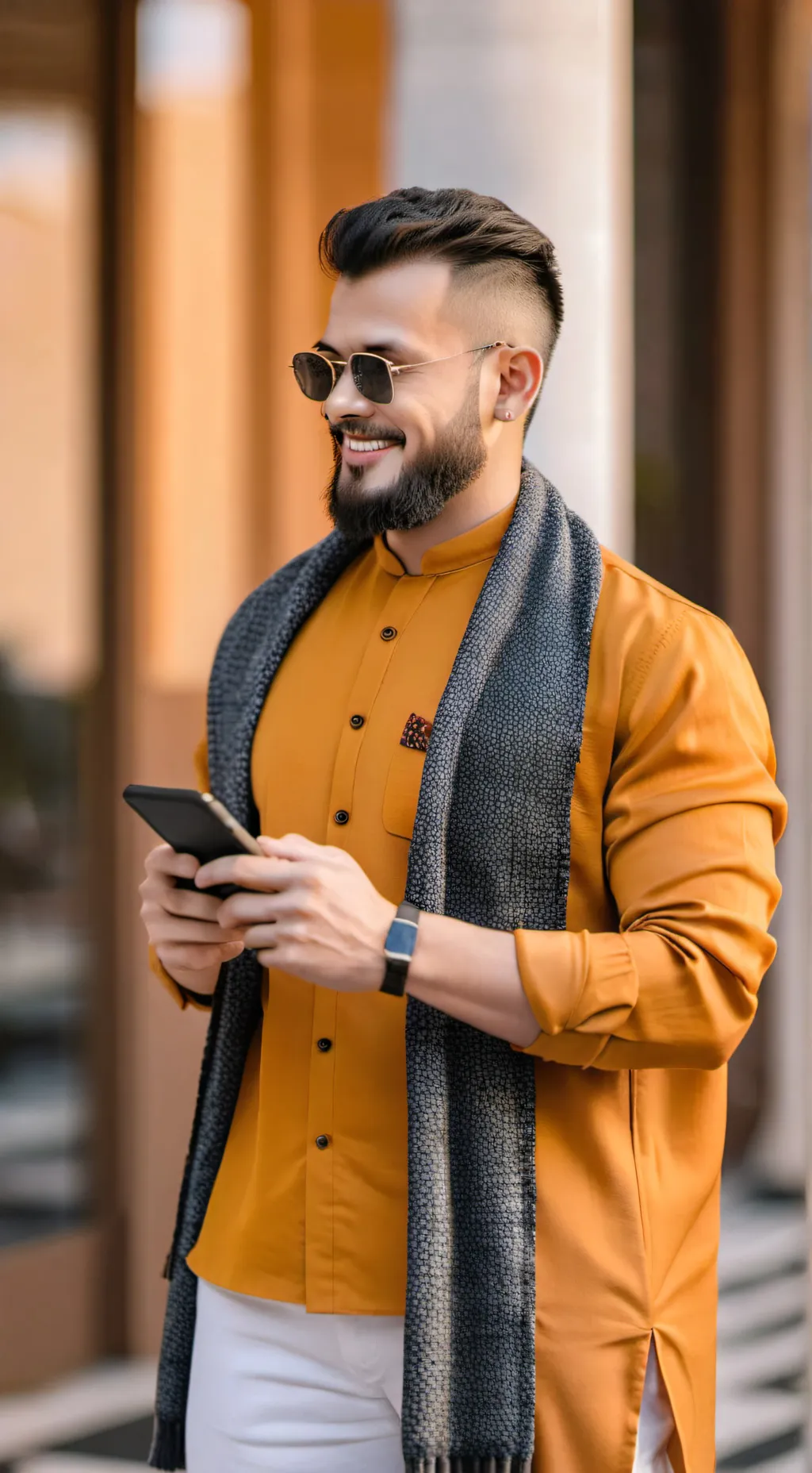 ai character: Ad phone background