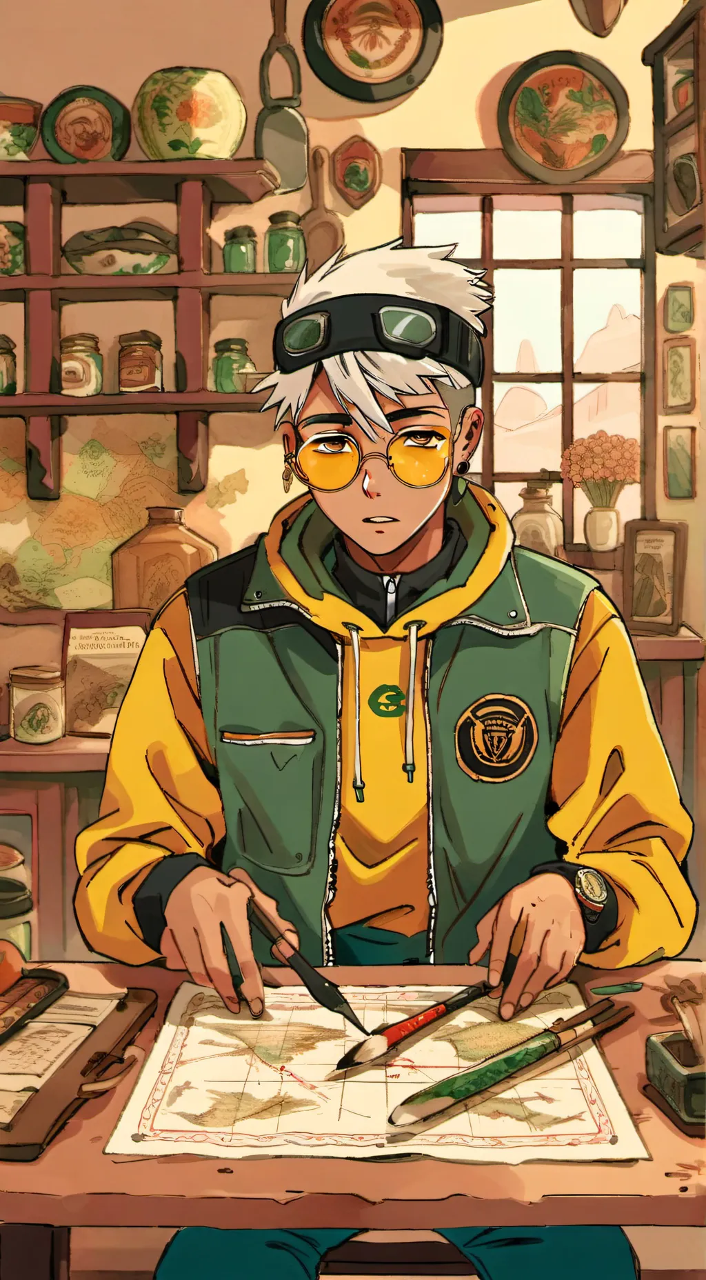 ai character: Josh Barker background