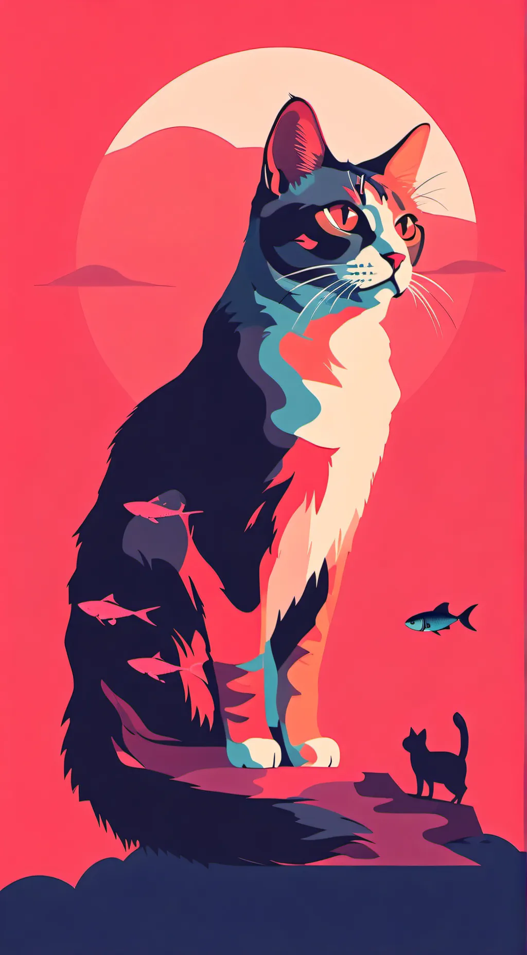 ai character: Mean cats family background