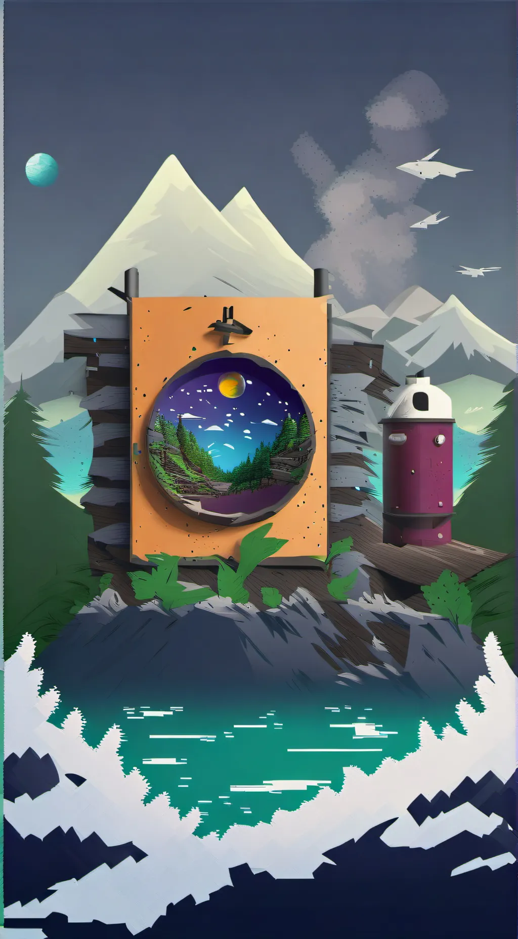 ai character: skibidi... DIE background