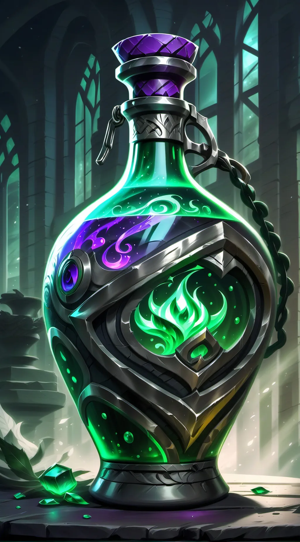 ai character: potion 2 :3 background