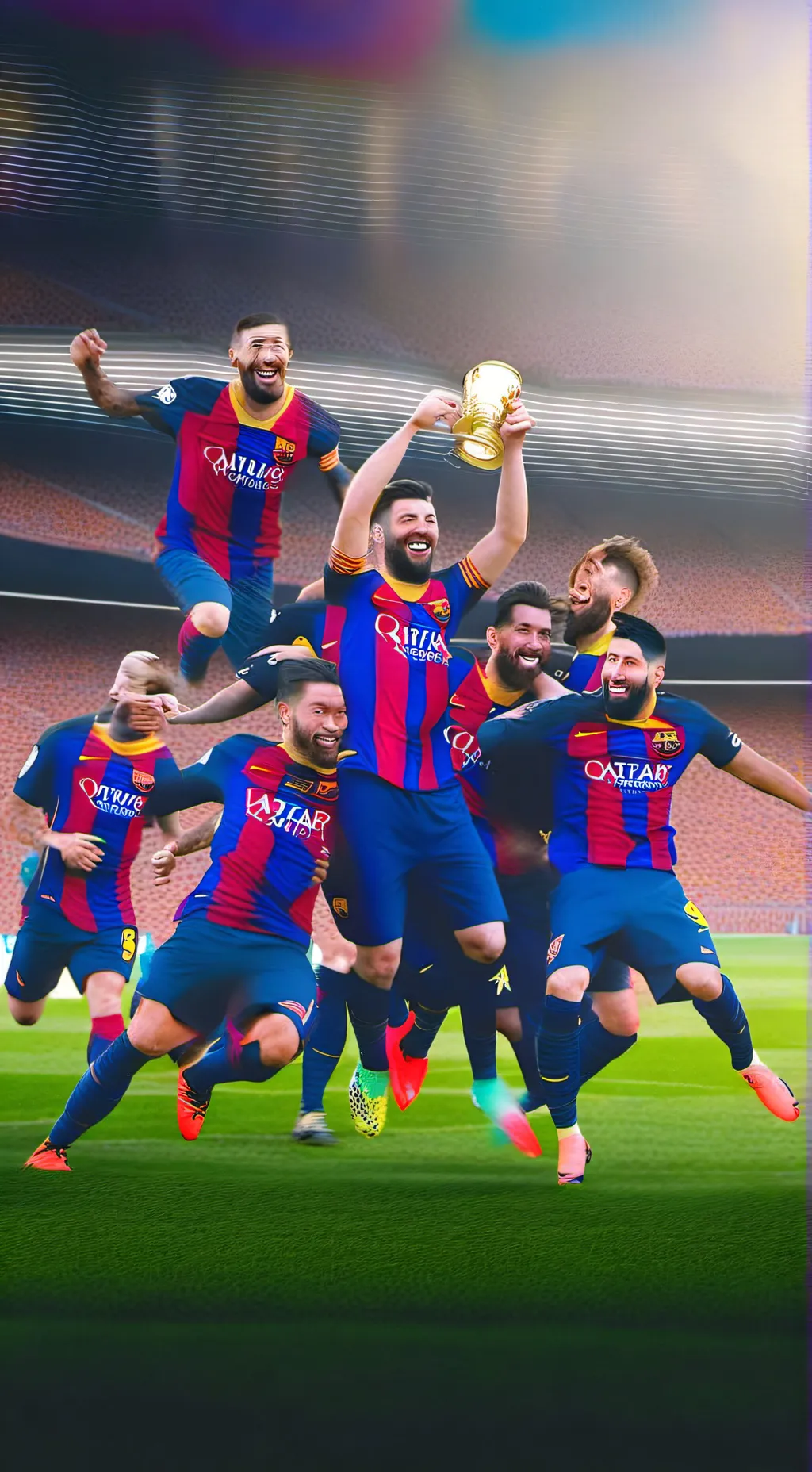 ai character: FC Barcelona  background