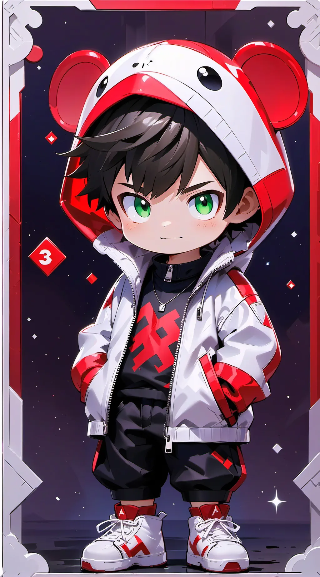 ai character: Oliver  background