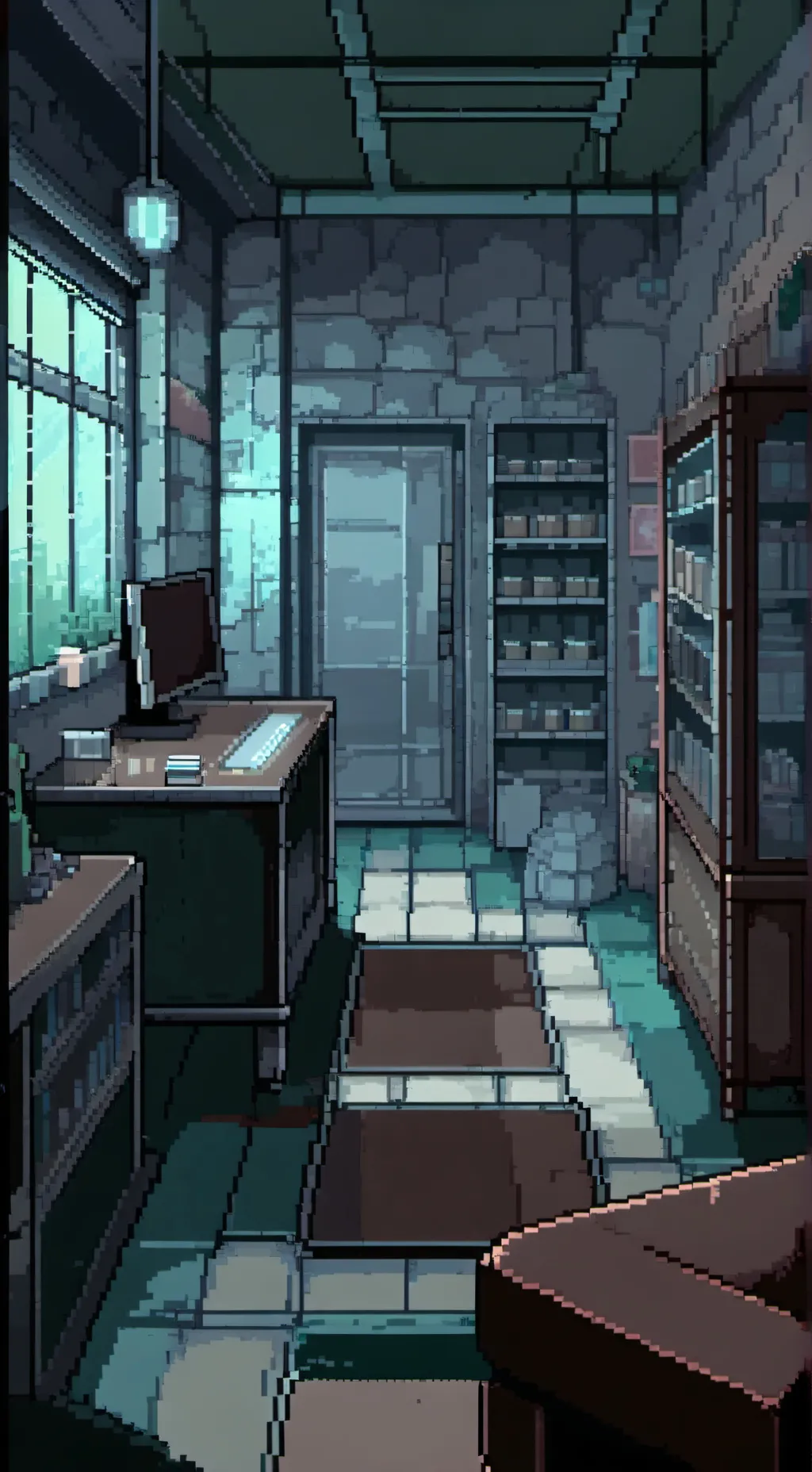 ai character: The Experiment Lab background