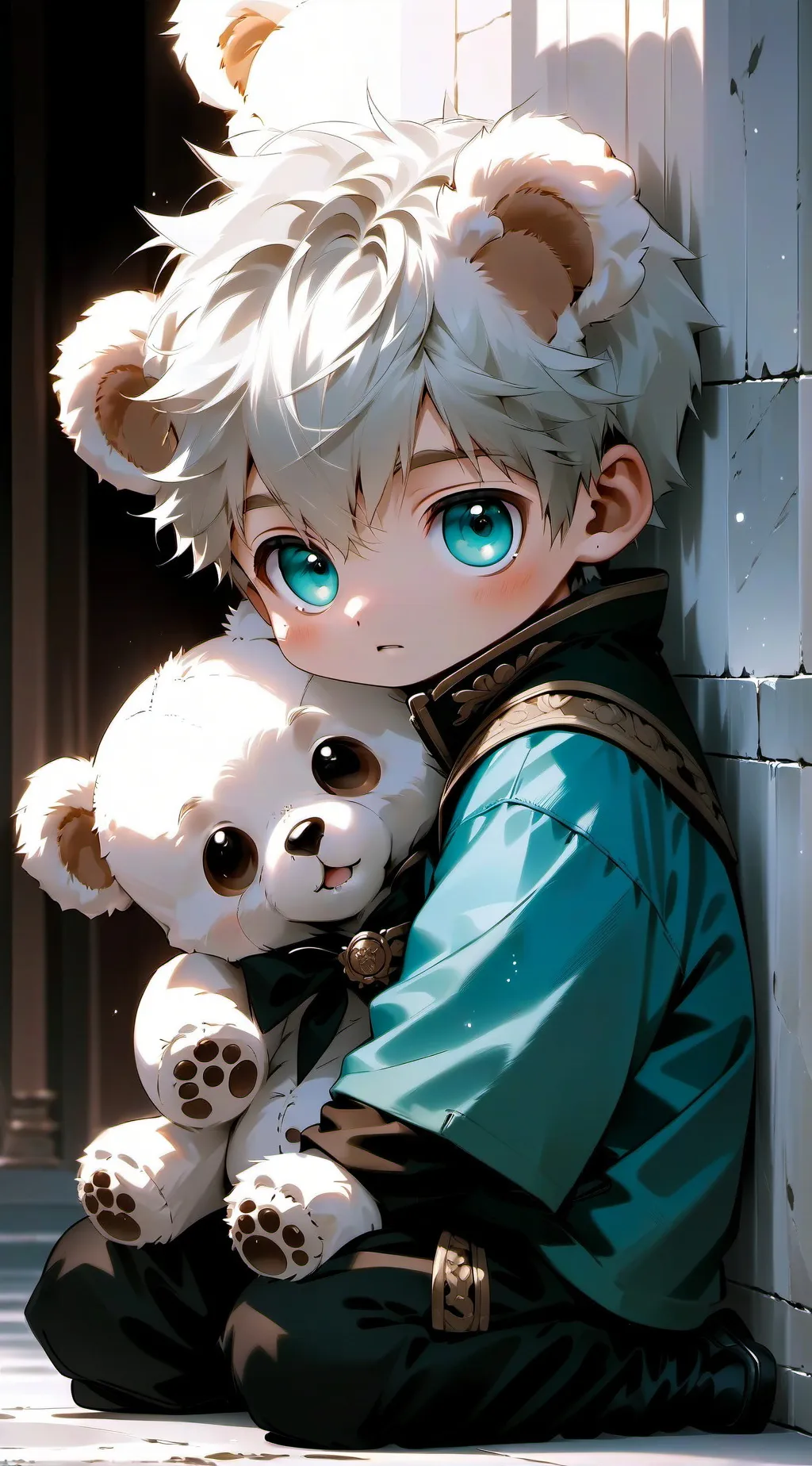 ai character: Bebe del orfanato background