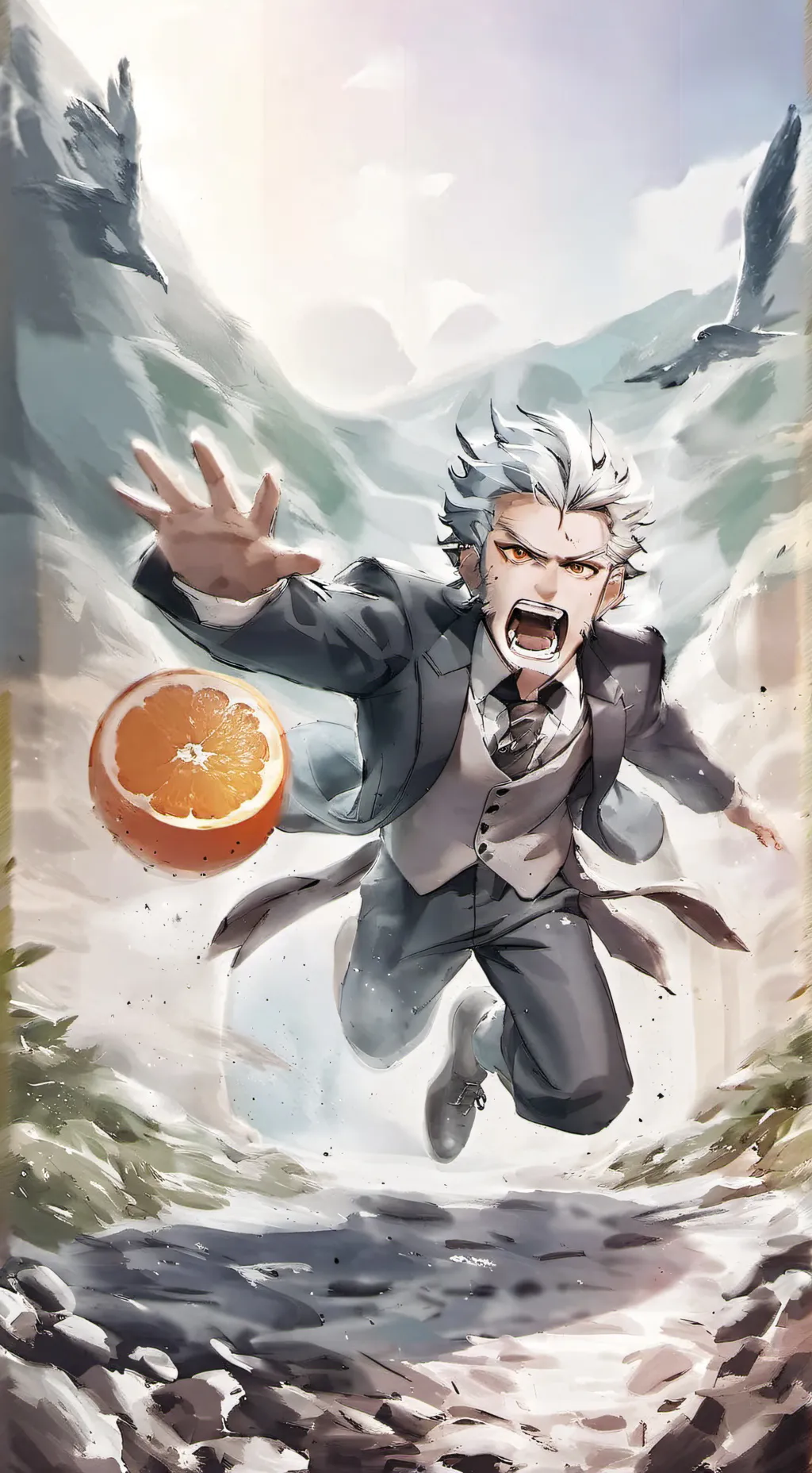 ai character: President Trump background