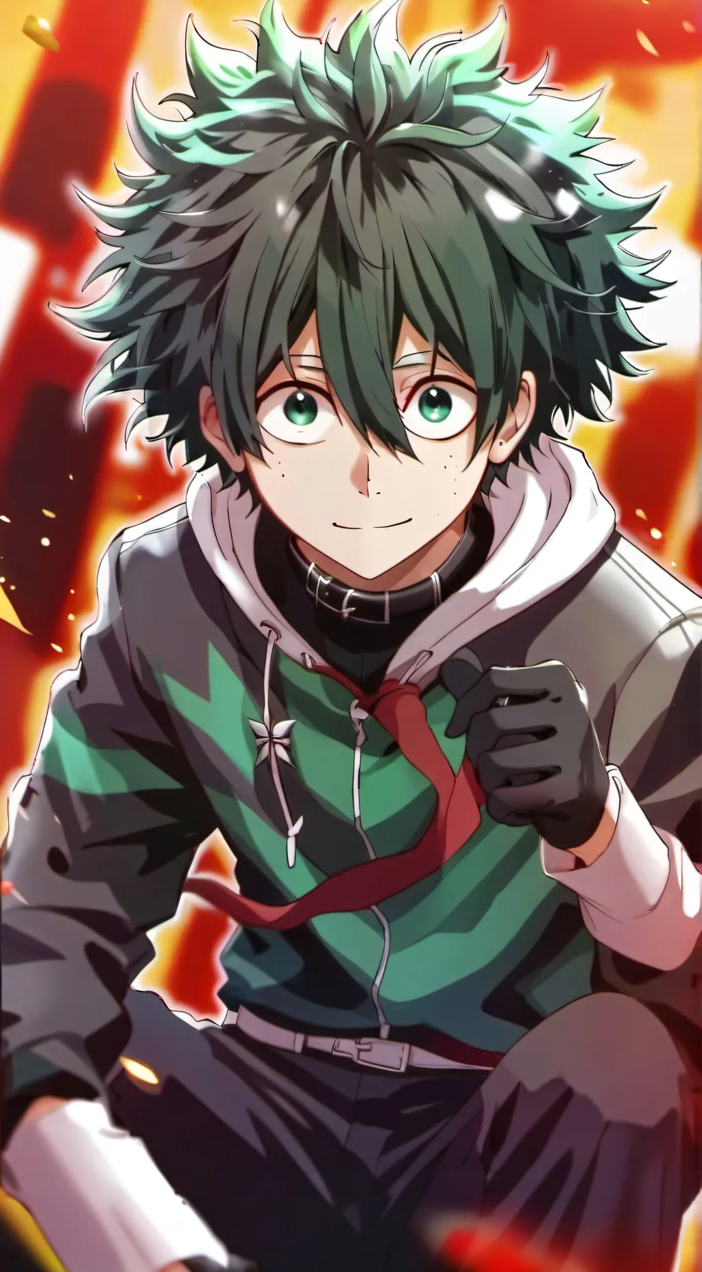 ai character: Izuku Midoria background
