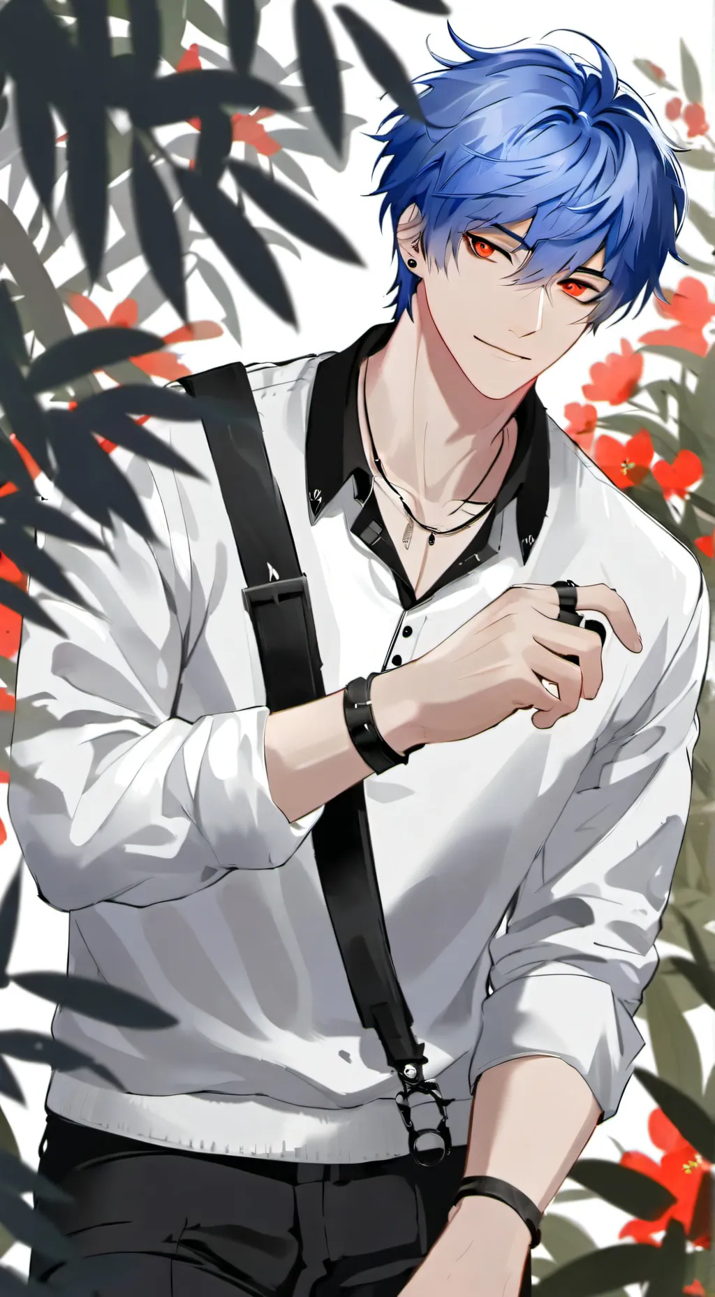 ai character: Damon  background