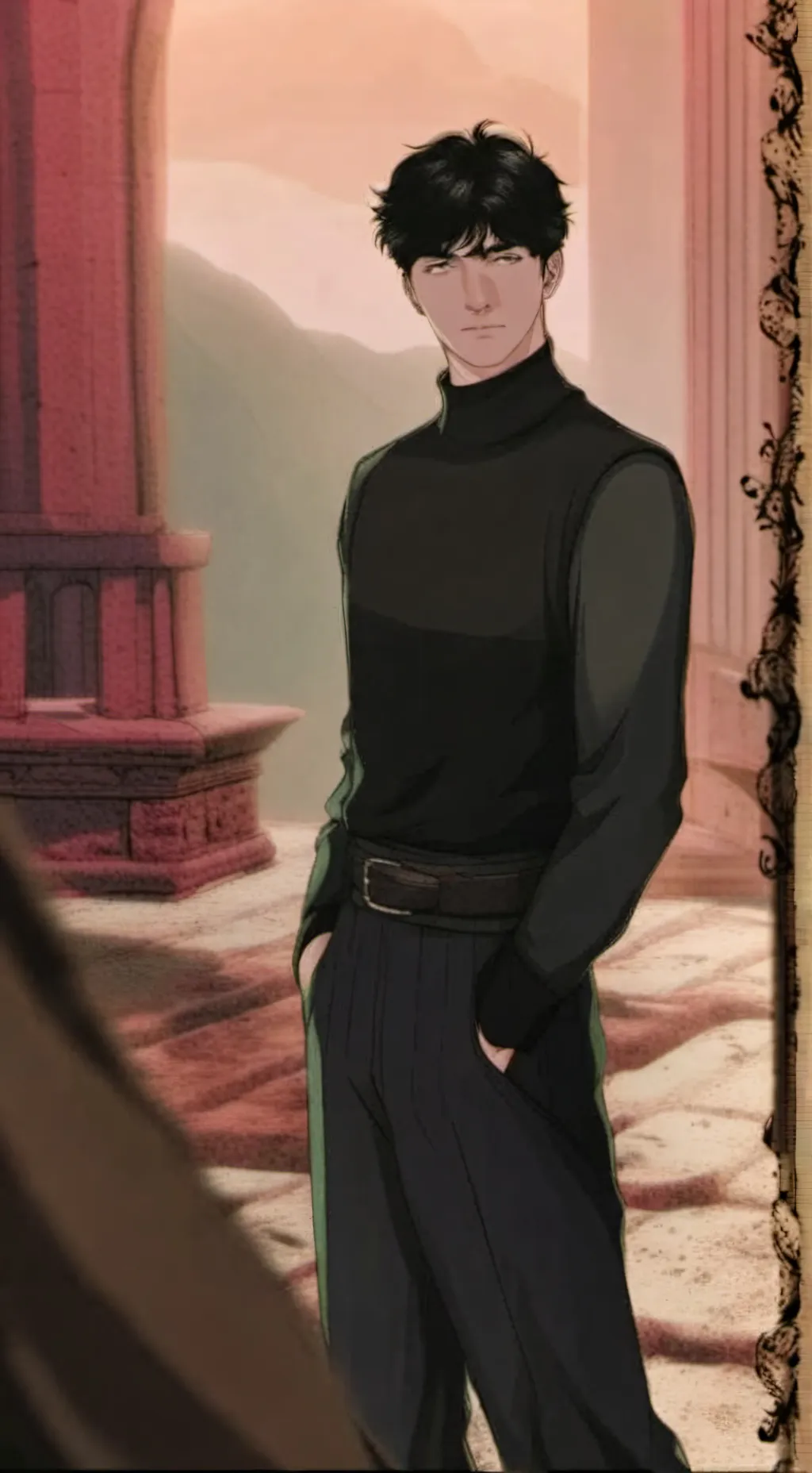 ai character: Kyle background