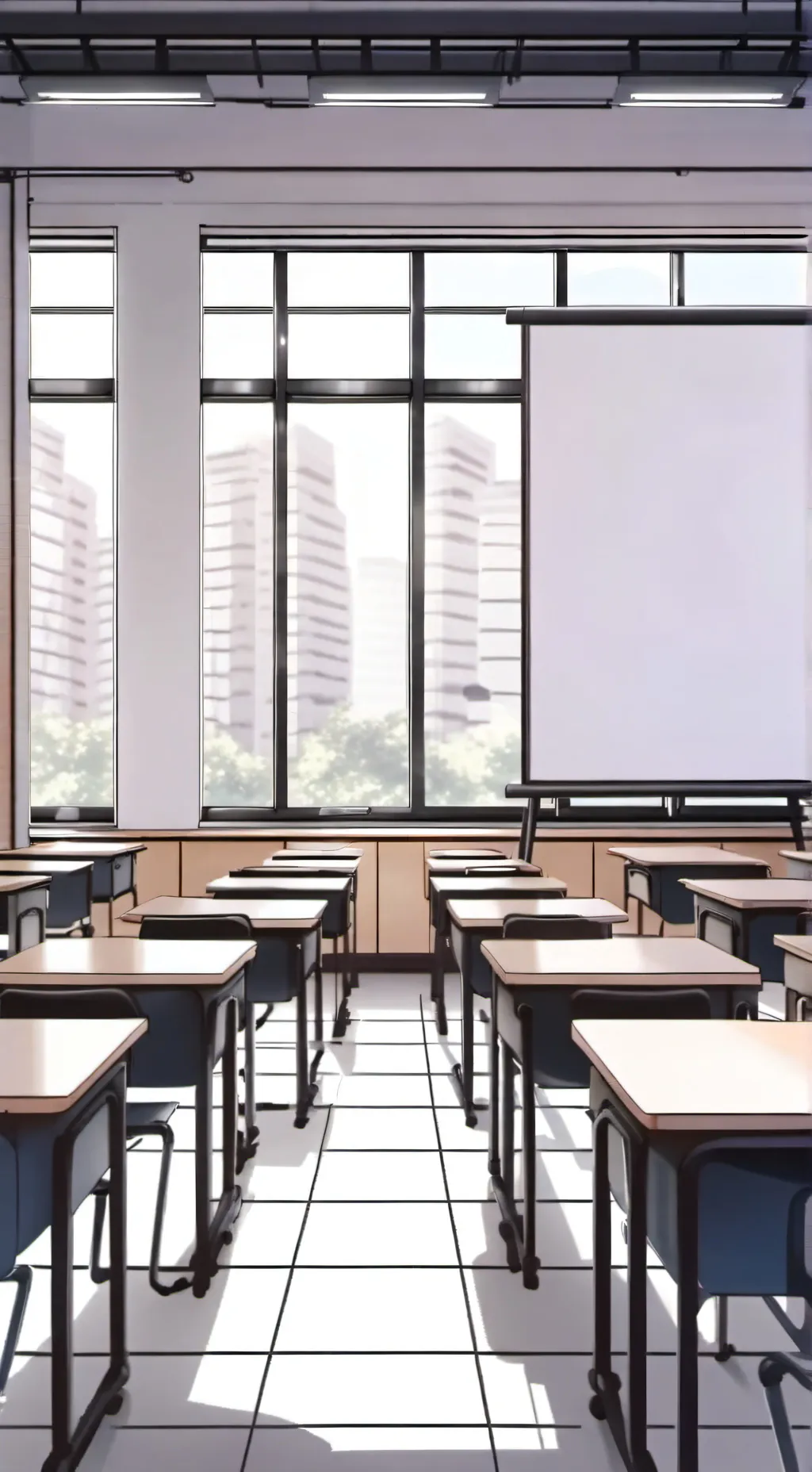 ai character: Classroom background