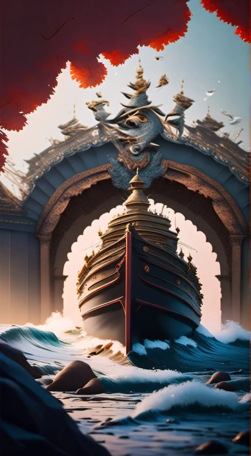 ai character: 🐈la tarde playa 🐈 background