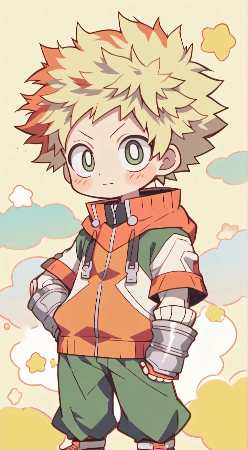 ai character: 💥 Bakugo Katsuki 💥 background