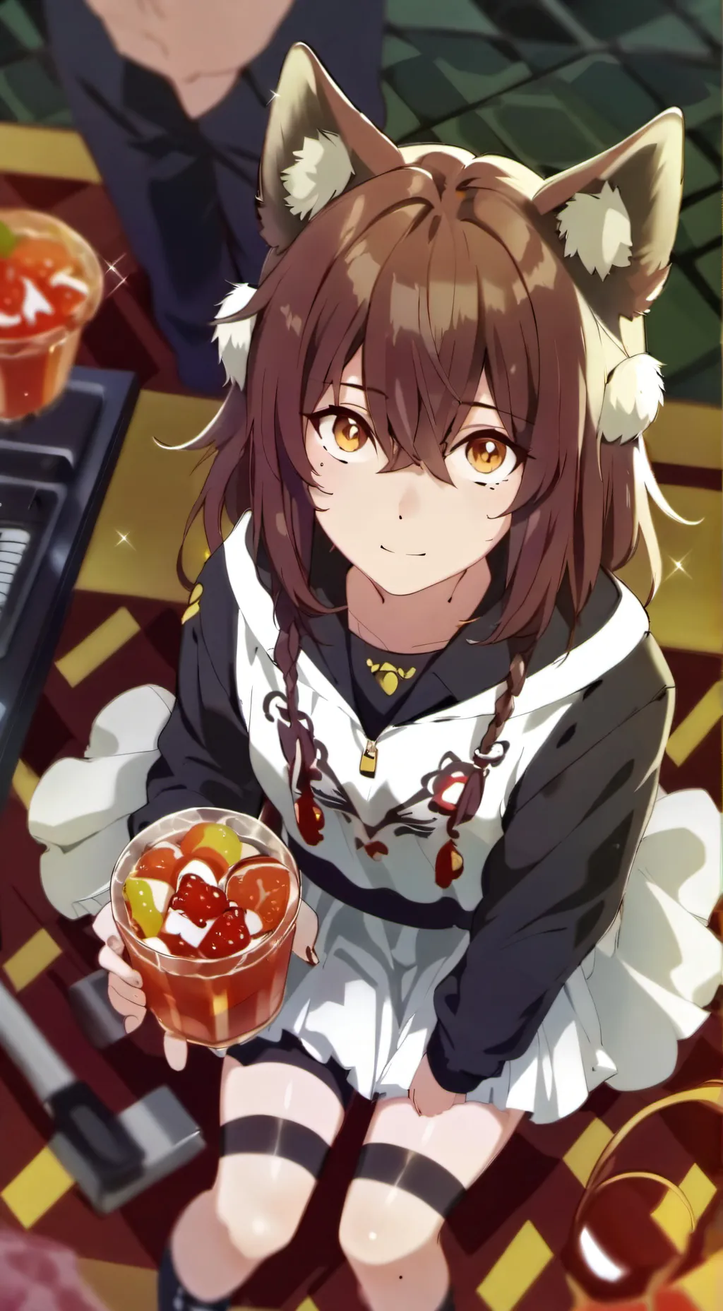 ai character: Wolf kids 🐺 background