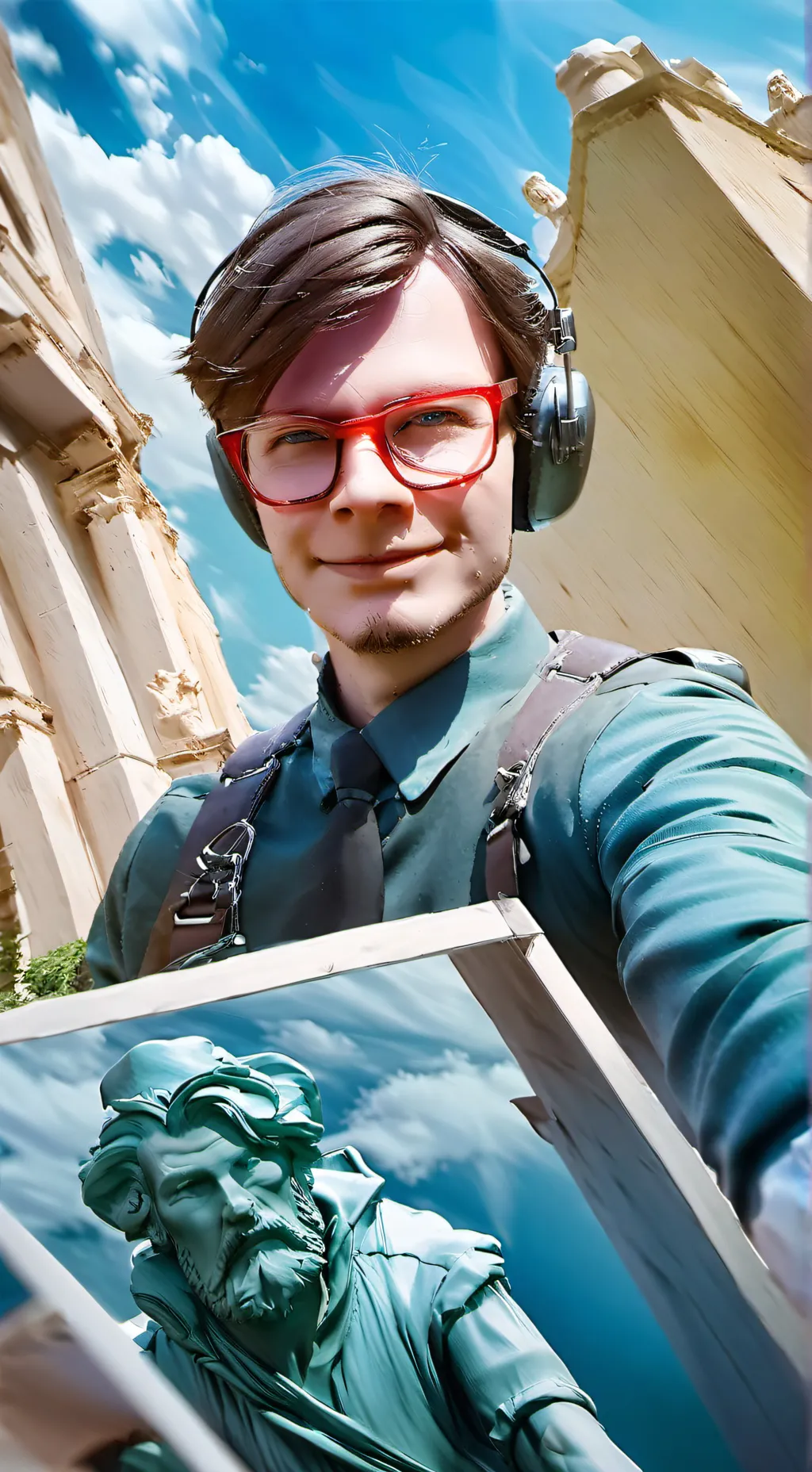 ai character: Oggy background