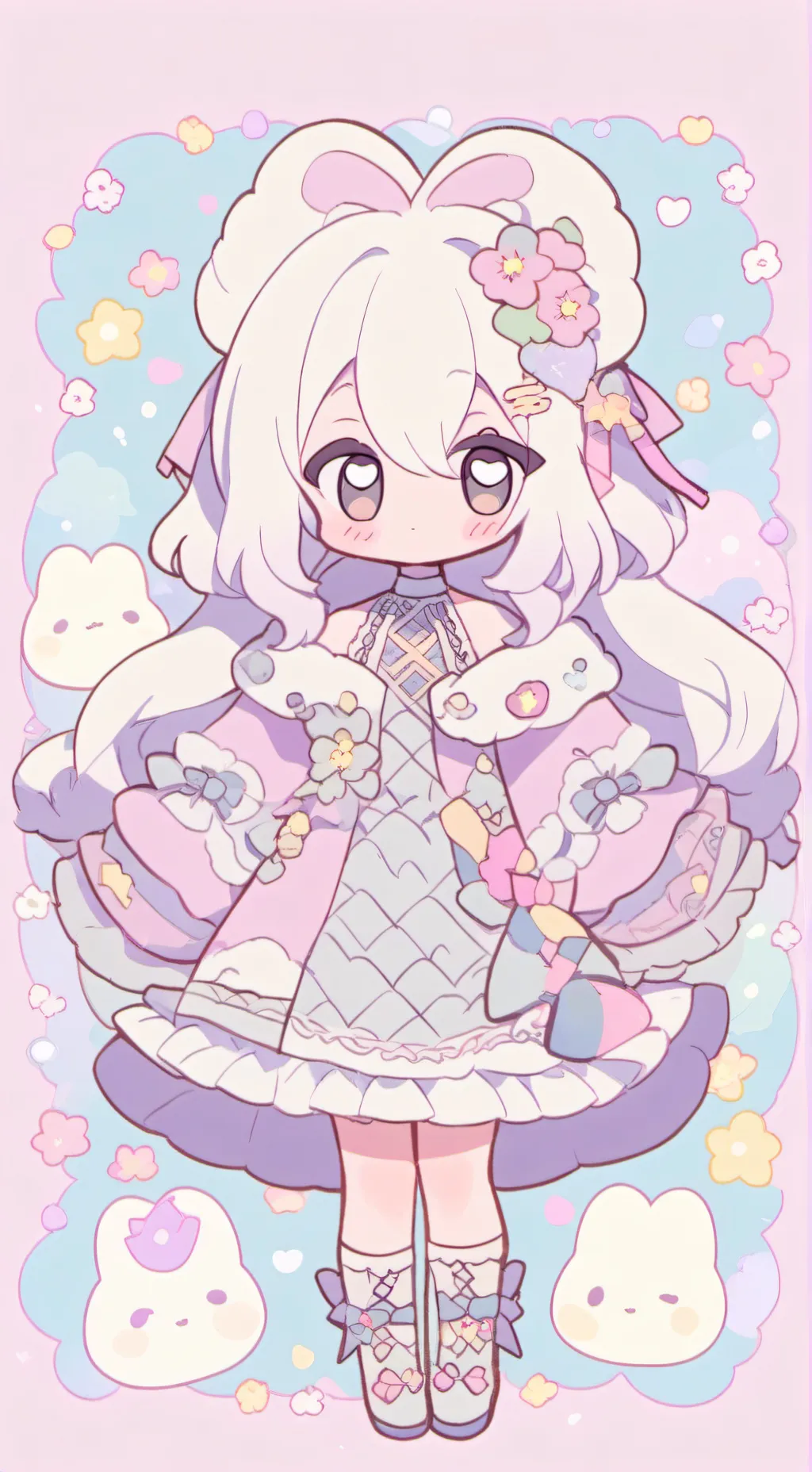 ai character: 🌸моти🌸 background