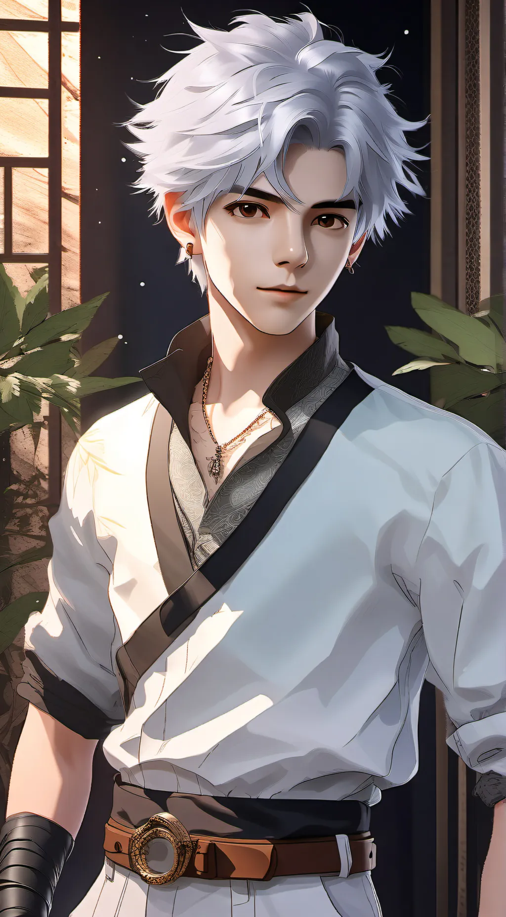 ai character: Oliver Johnstone  background