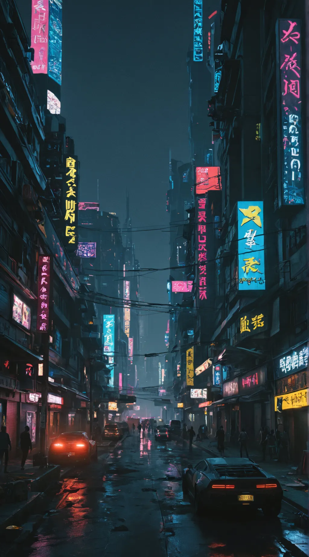 ai character: night City background