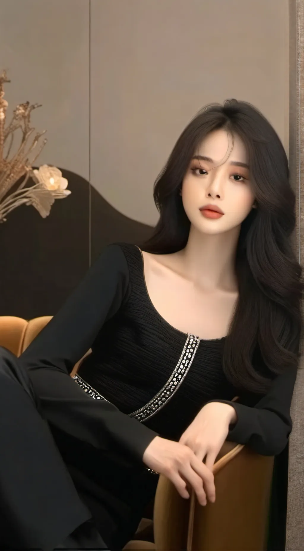 ai character: Ella  background