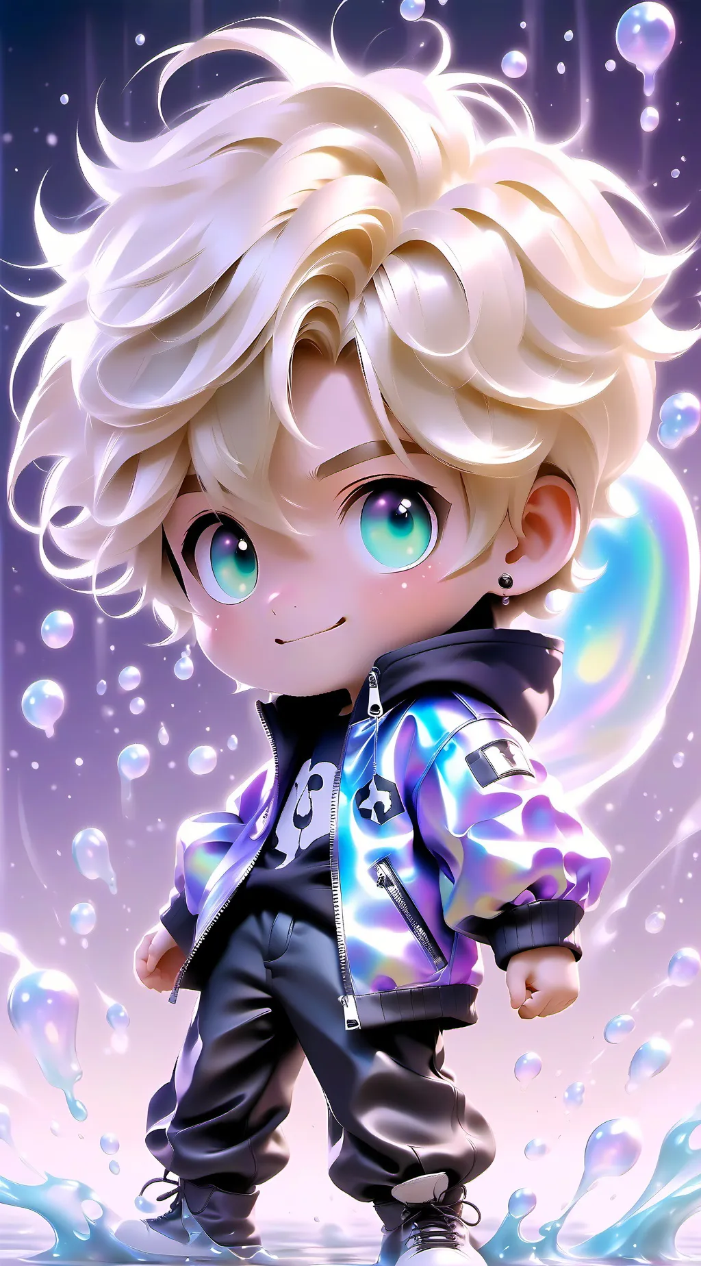 ai character: V ton amour background