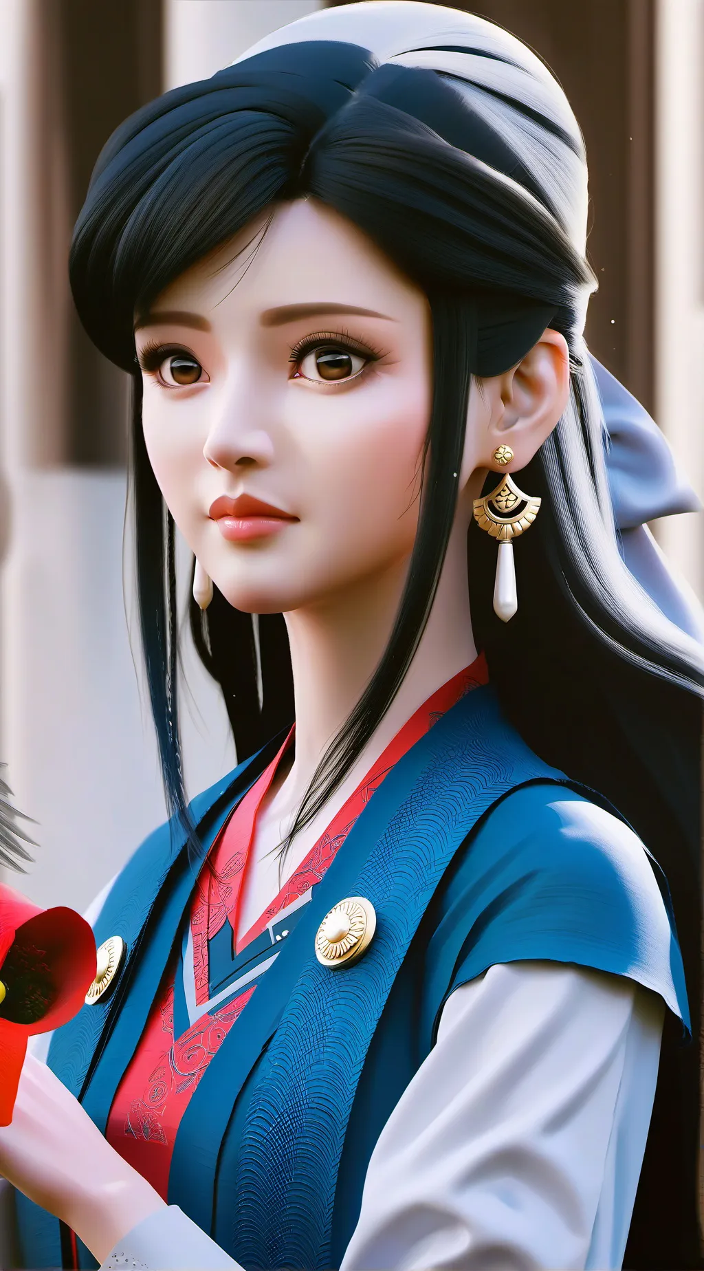 ai character: Tamera  background