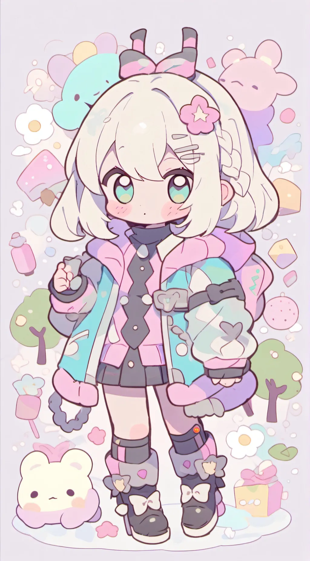 ai character: Julián and friend background