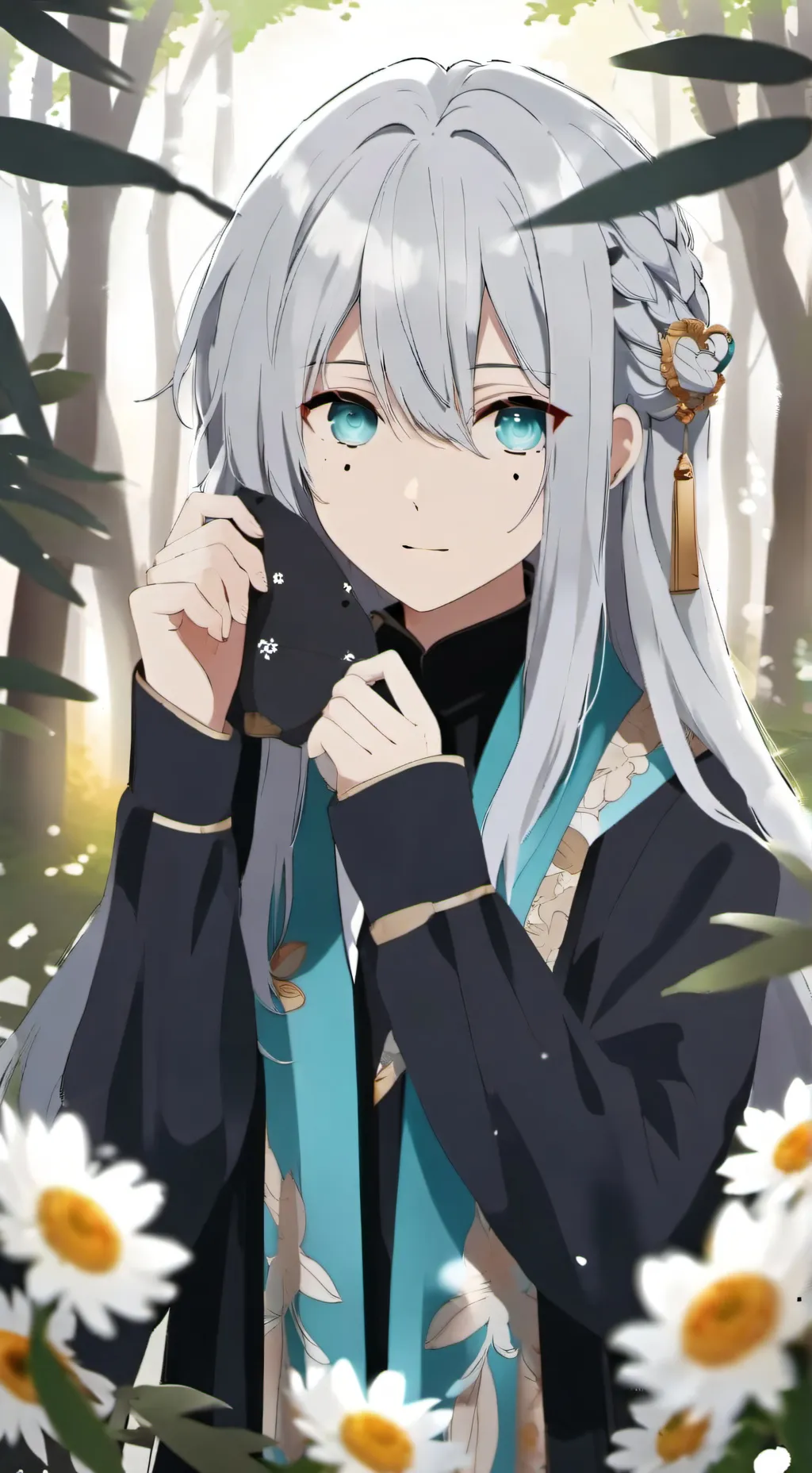 ai character: Anime creo nose background