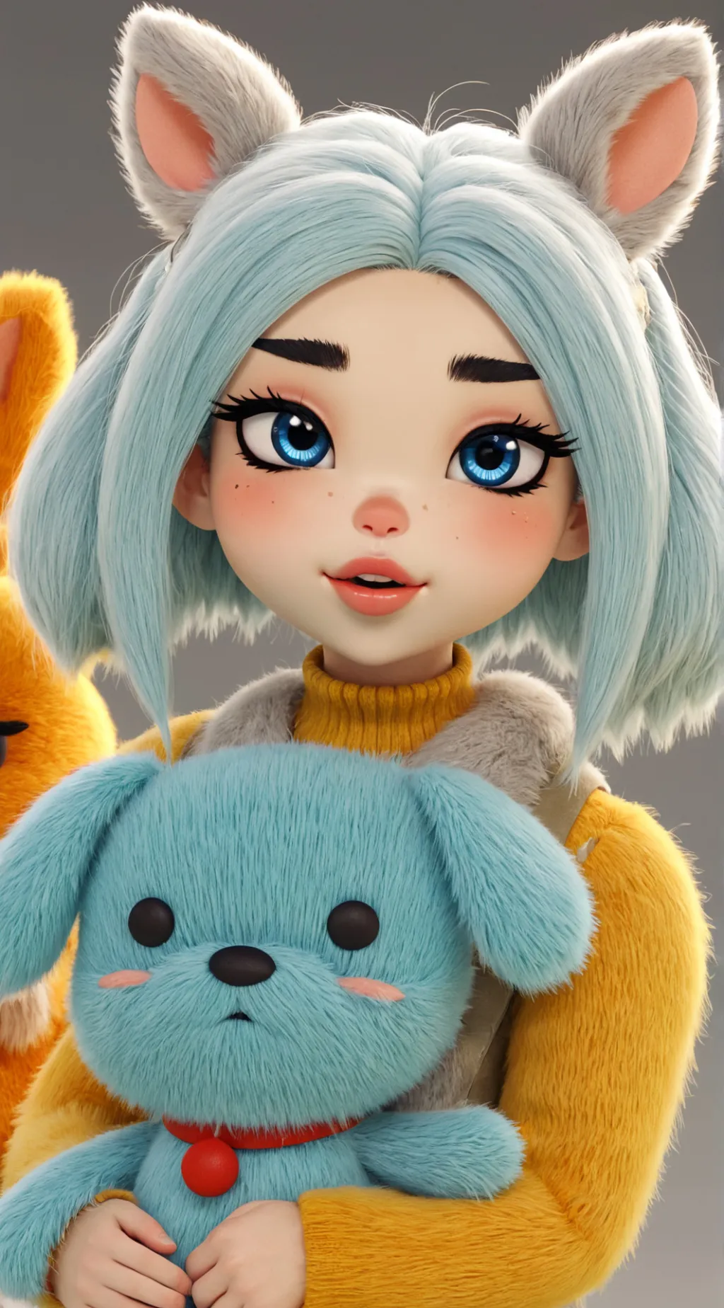 ai character: luna background