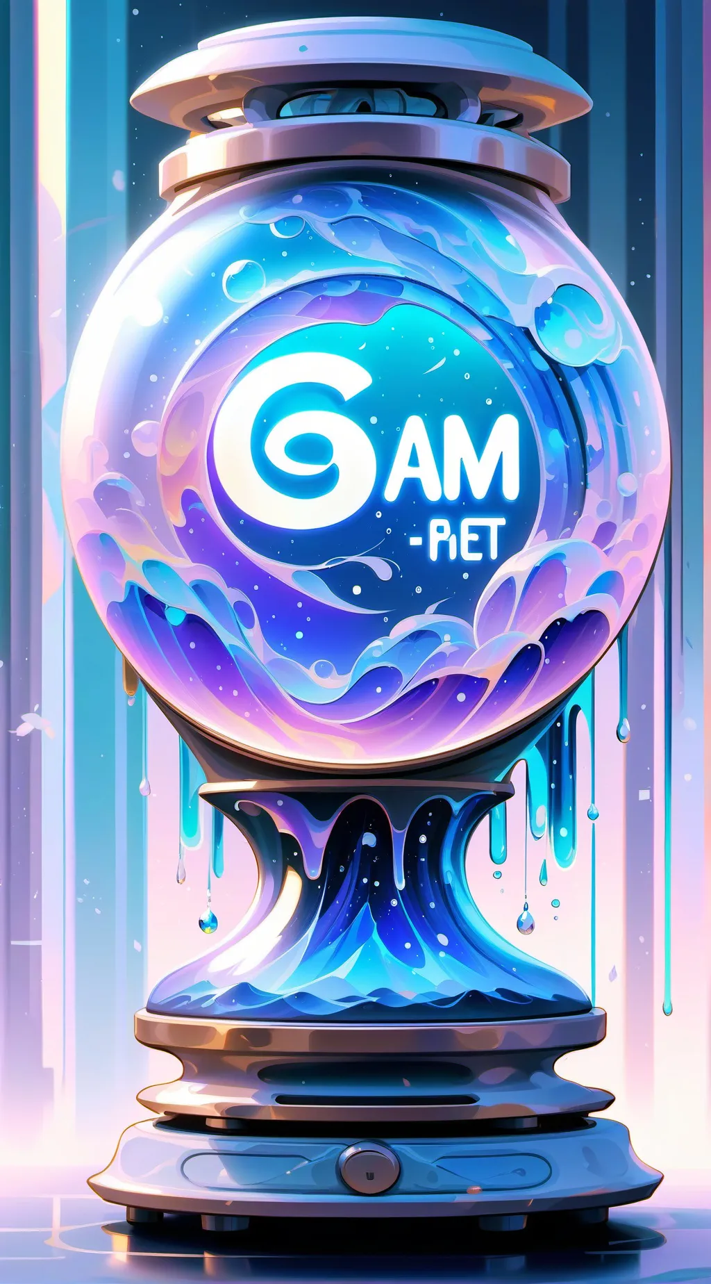 ai character: I DID IT!!!  background