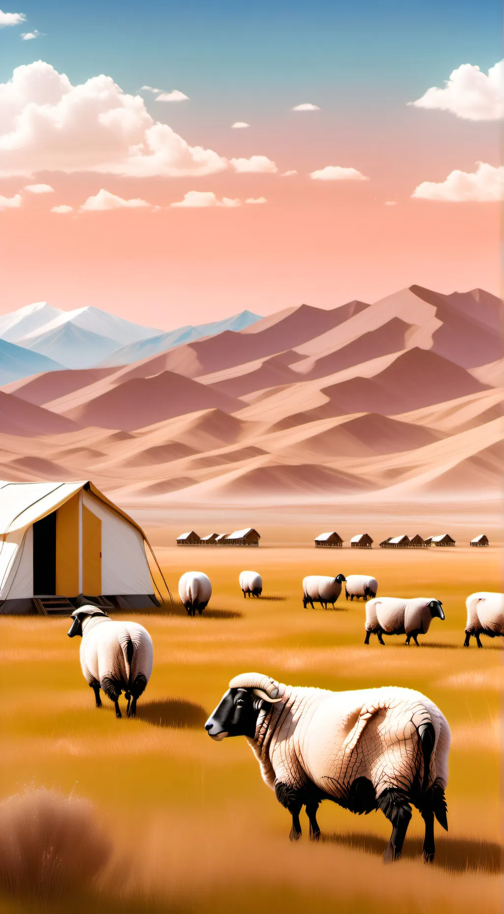 ai character: қой  background