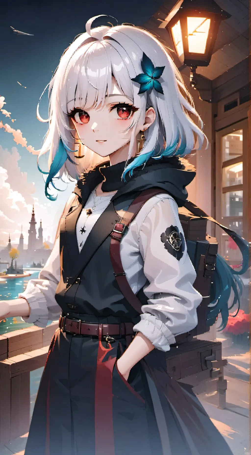 ai character: Аня background