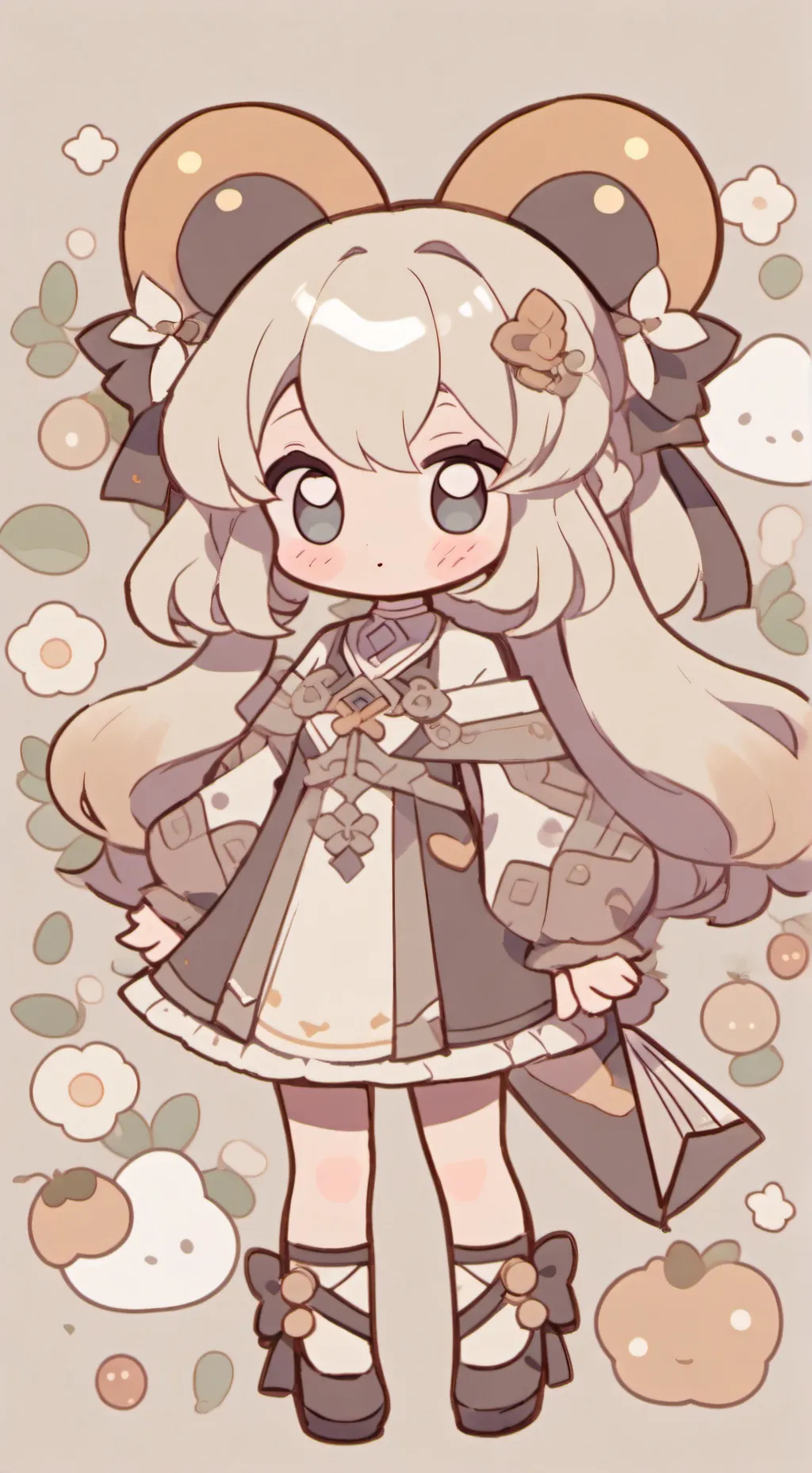 ai character: Морковка) background