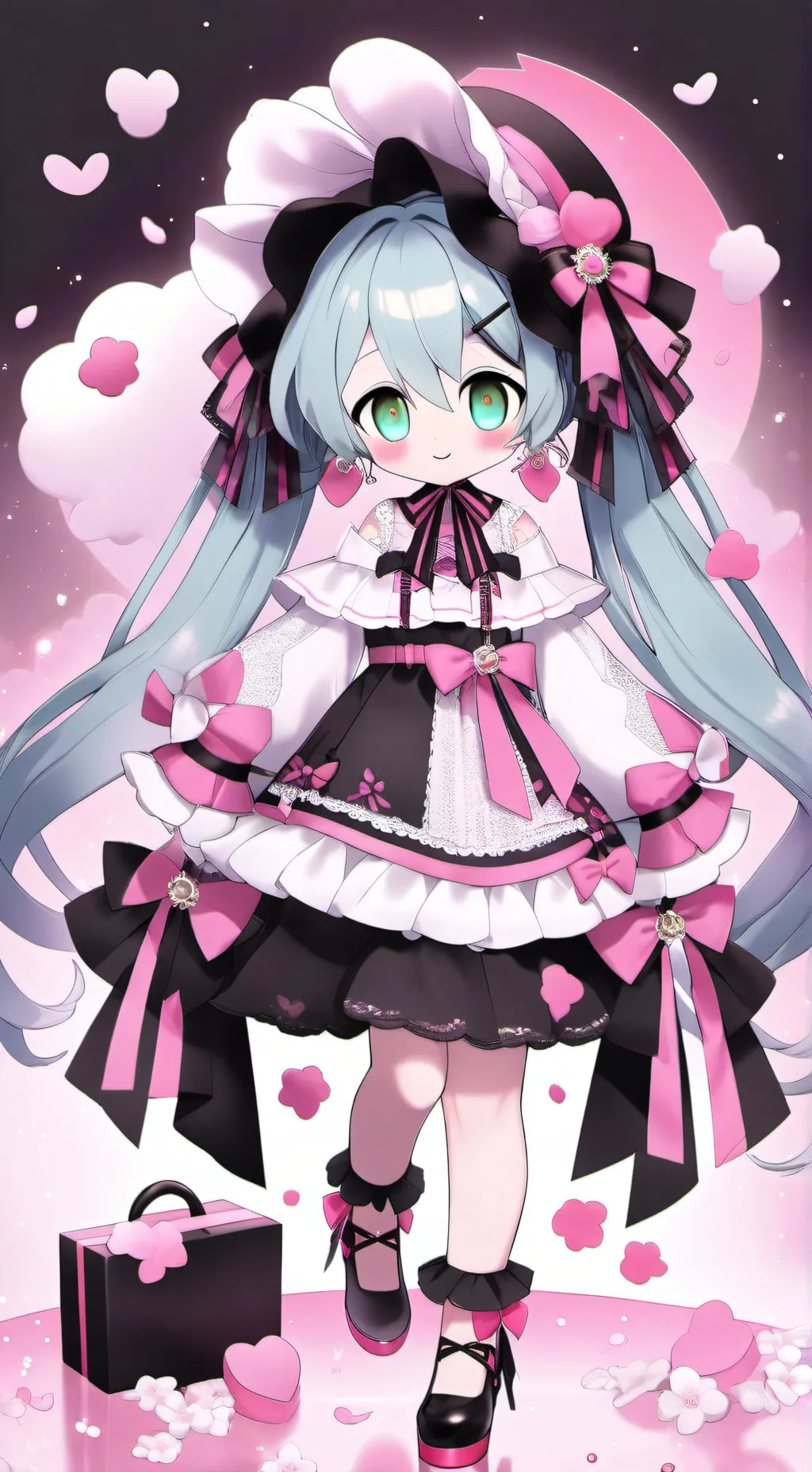 ai character: DDLC genderbend background