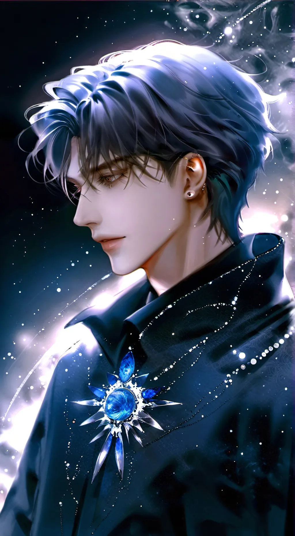 ai character: >~•Zayne🥀•~< background